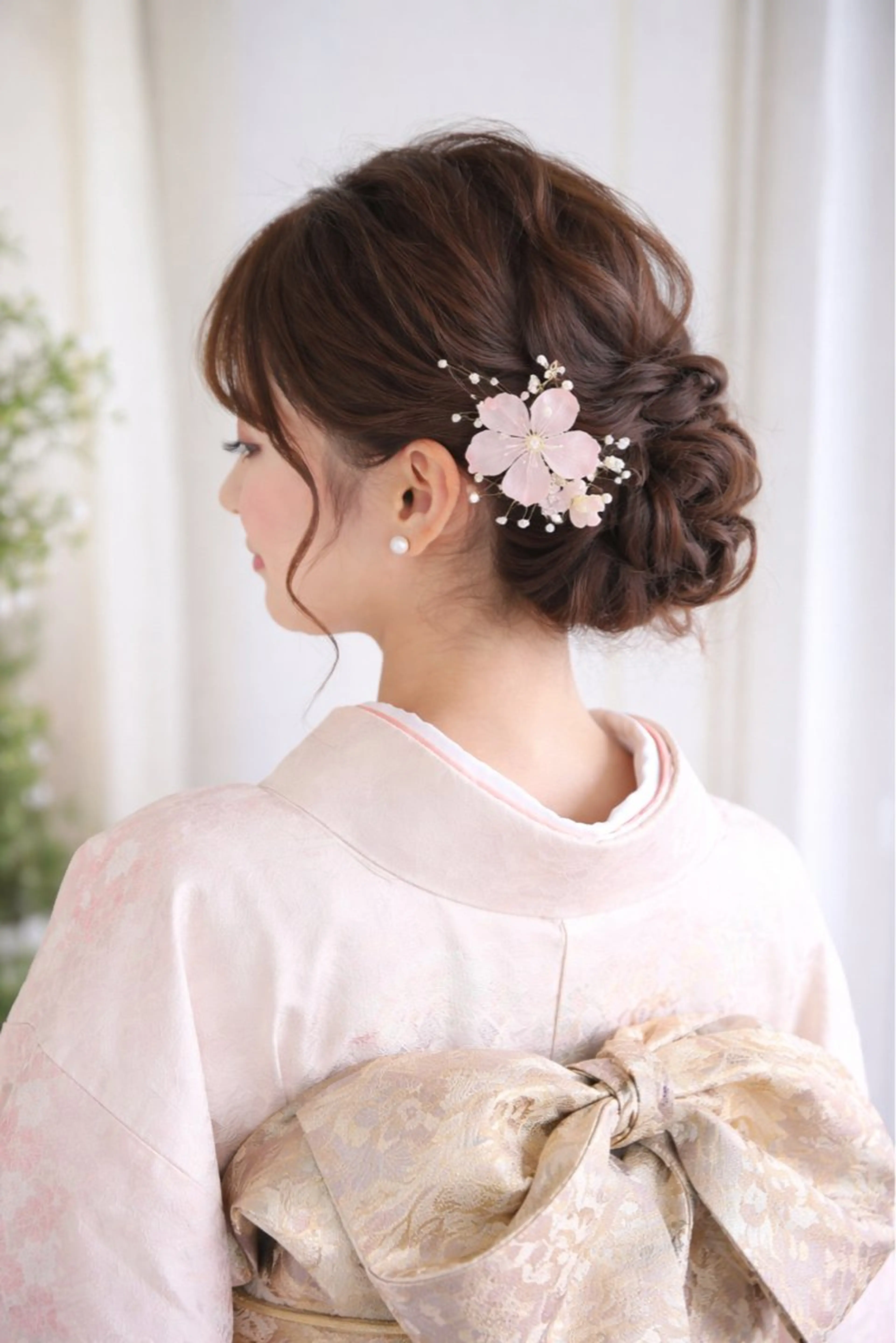 ヘアアレンジ ビーアトリエ目黒所属・入学式ヘア着付け 目黒駅すぐ　松永のヘアスタイル