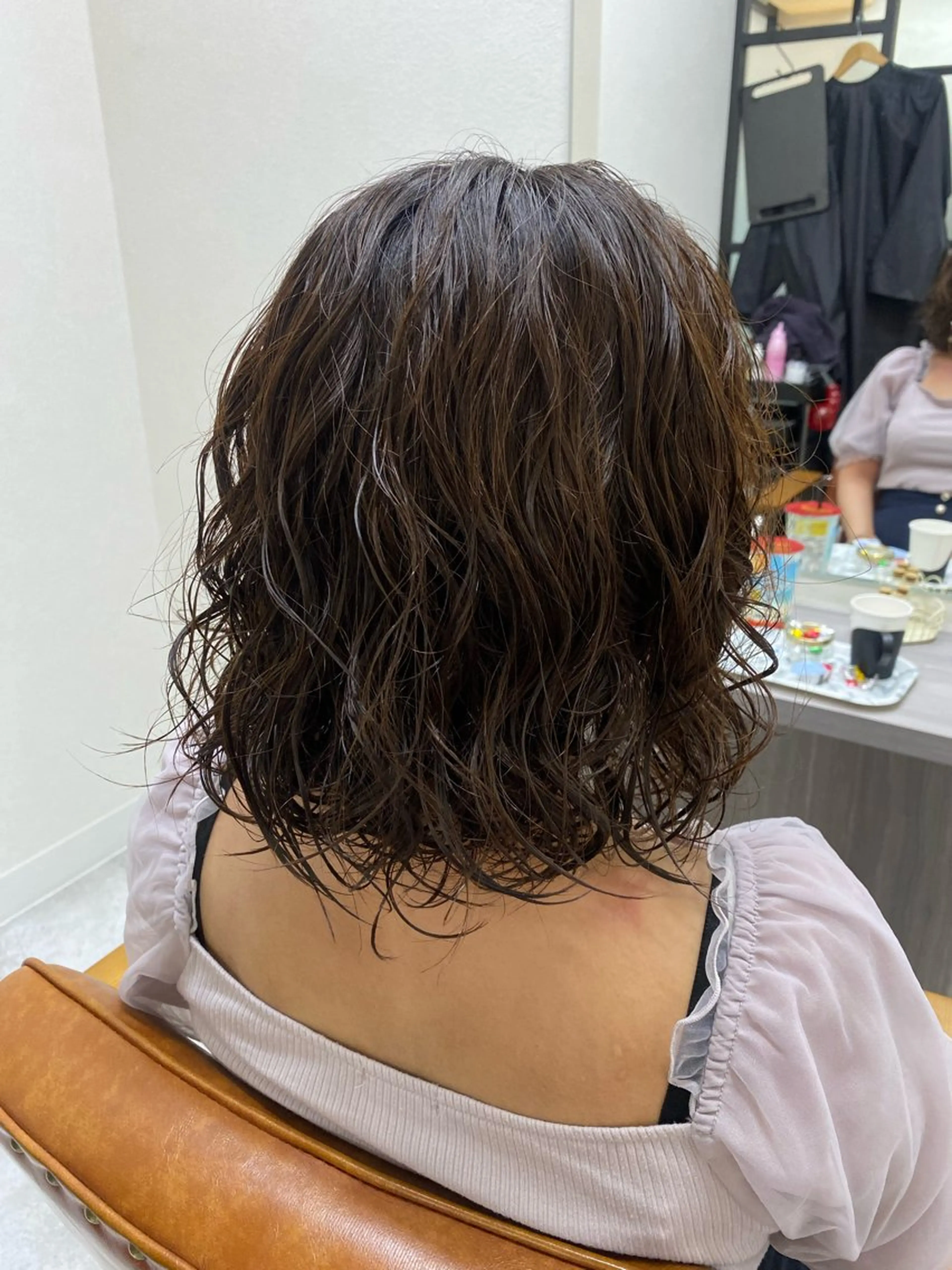 ミディアム パーマ カット パーマ トリートメント 🍓小野 紗由美🍓のヘアスタイル