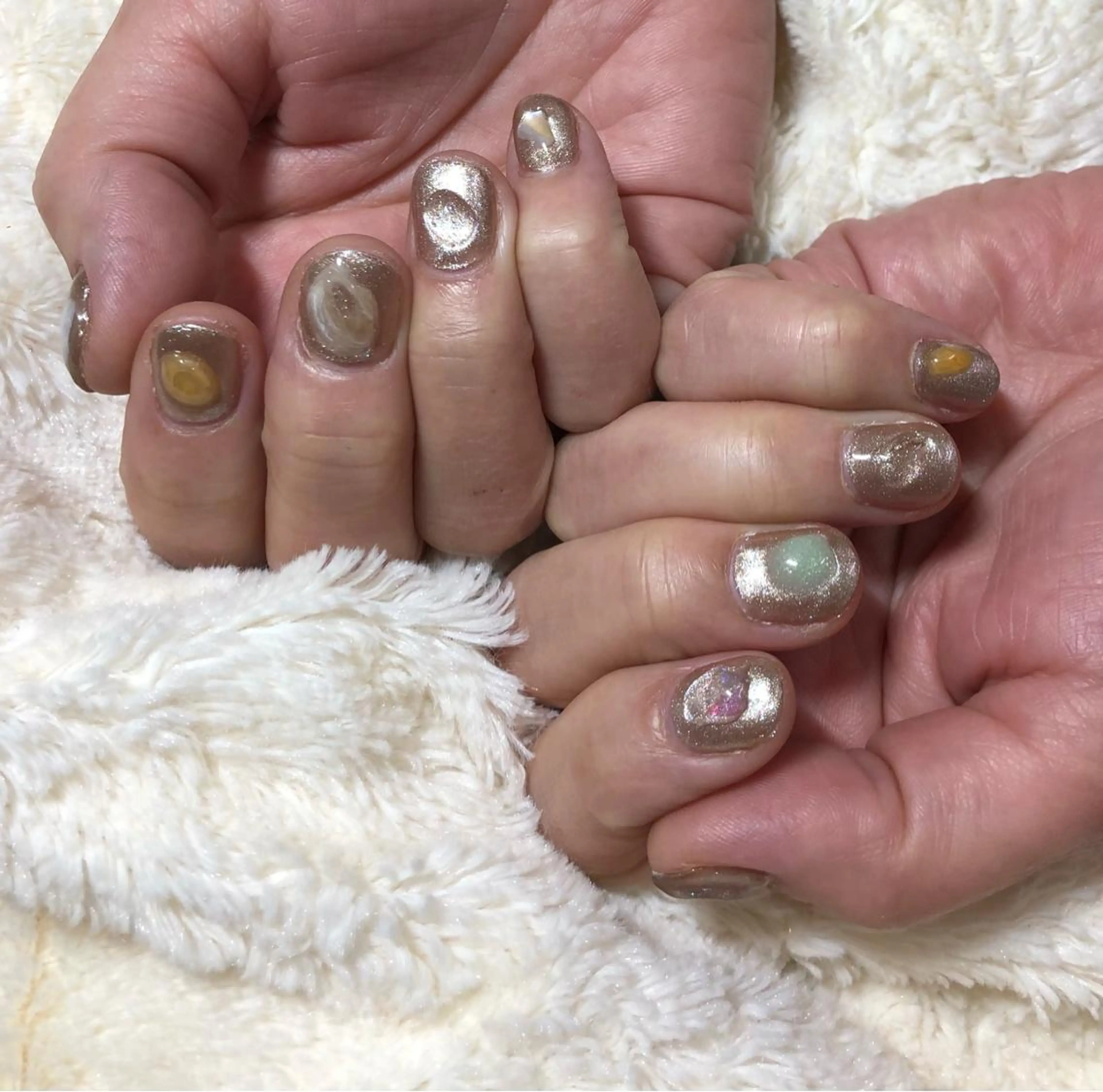 ネイル ショートネイル 春ネイル nails 🎀meのネイルデザイン