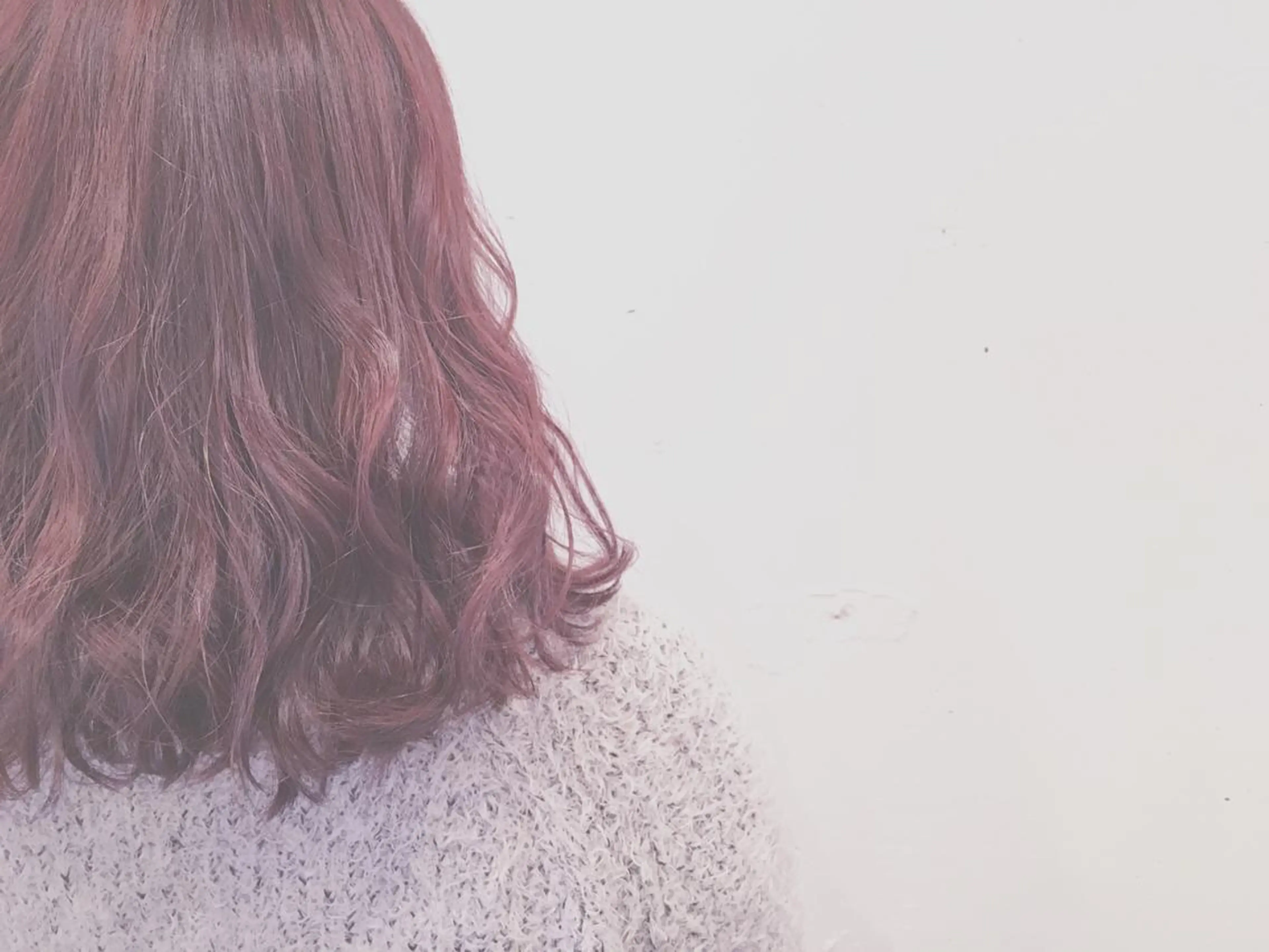 ロング カラー カシス ピンクカラー てんま さやかのヘアスタイル