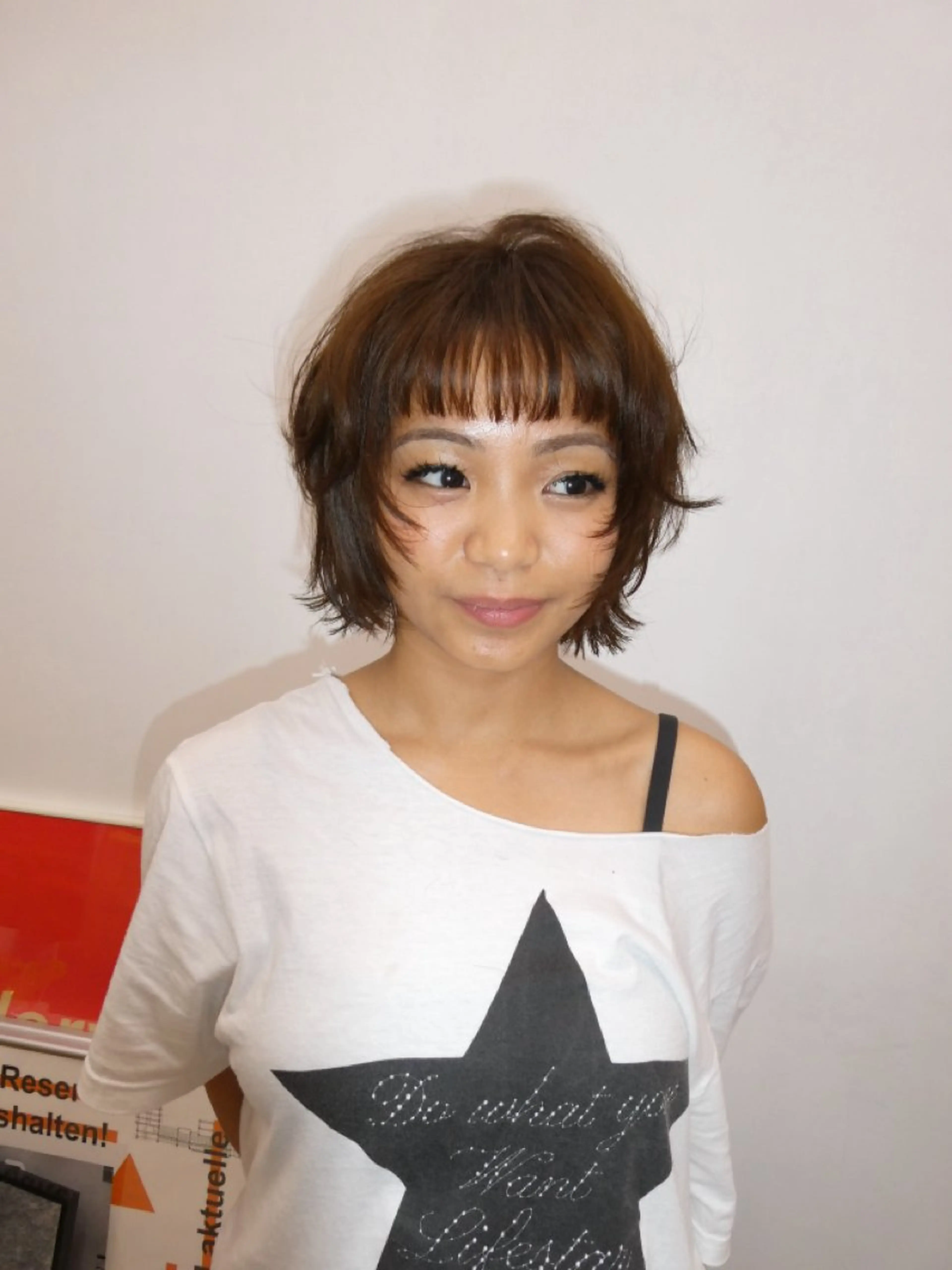 ショート カラー p.s. gemmie所属・海外ヘア/ 千佳のヘアスタイル