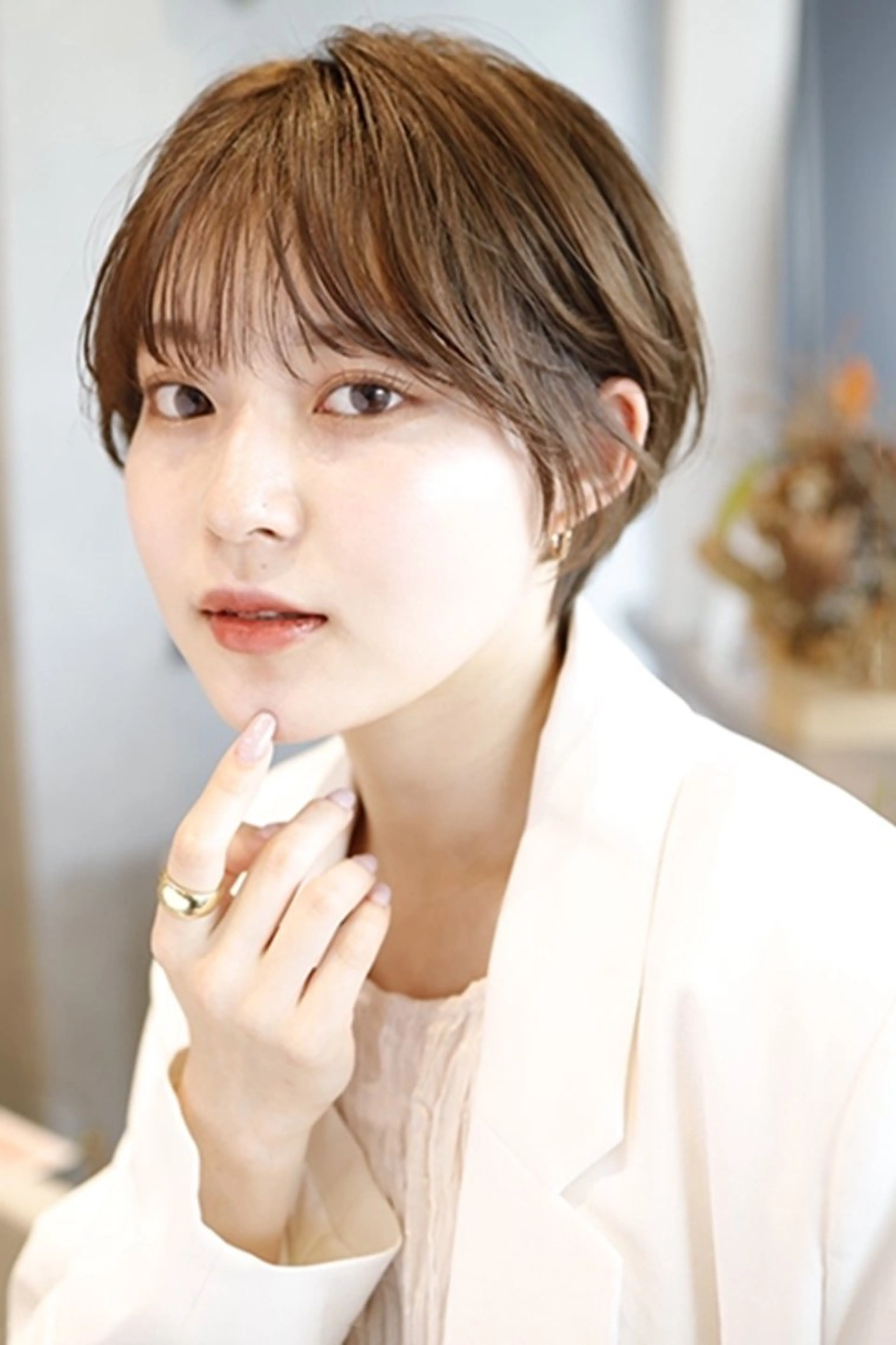 ショート 佐々木 美玖のヘアスタイル