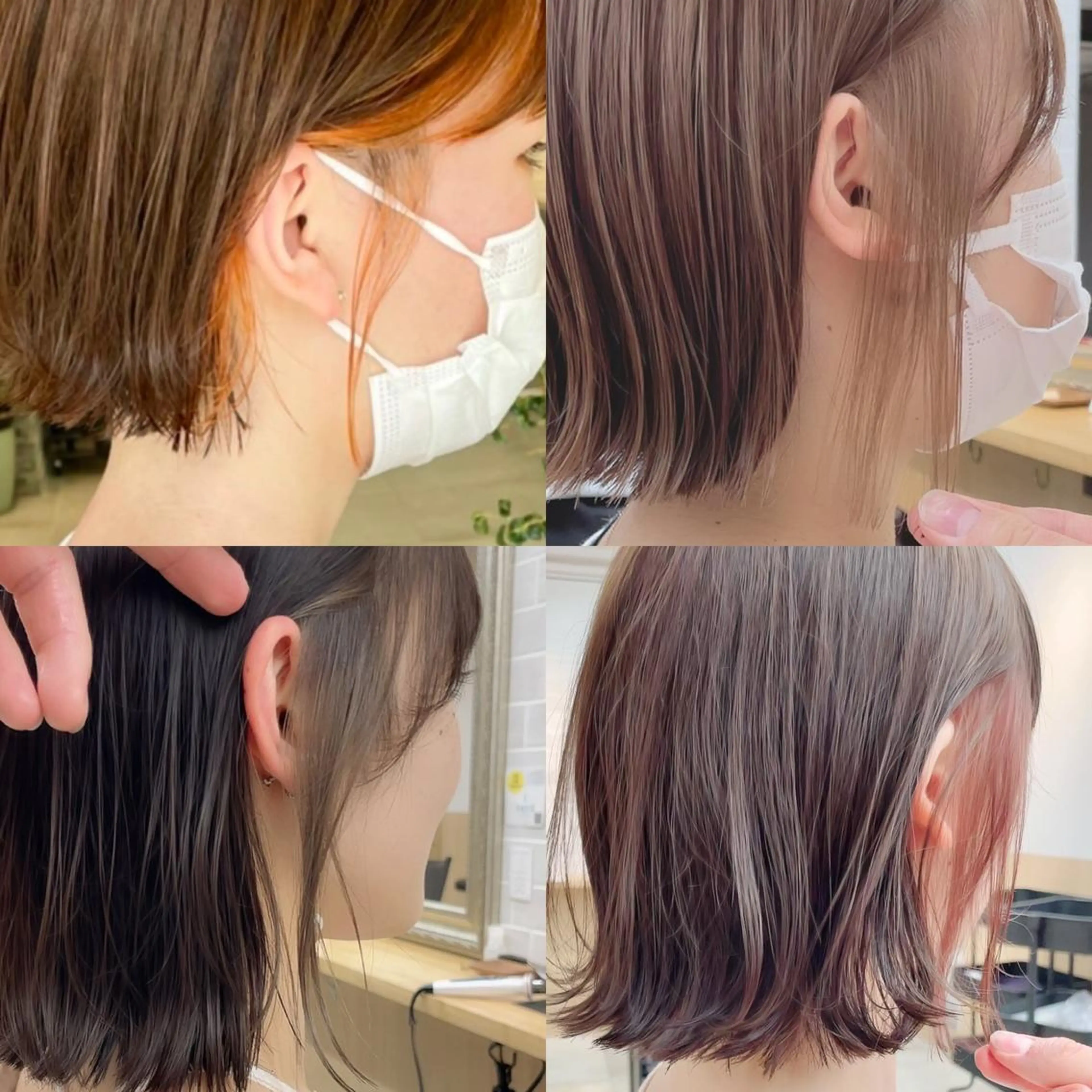 ショート カラー インナーカラー 松本 和馬のヘアスタイル