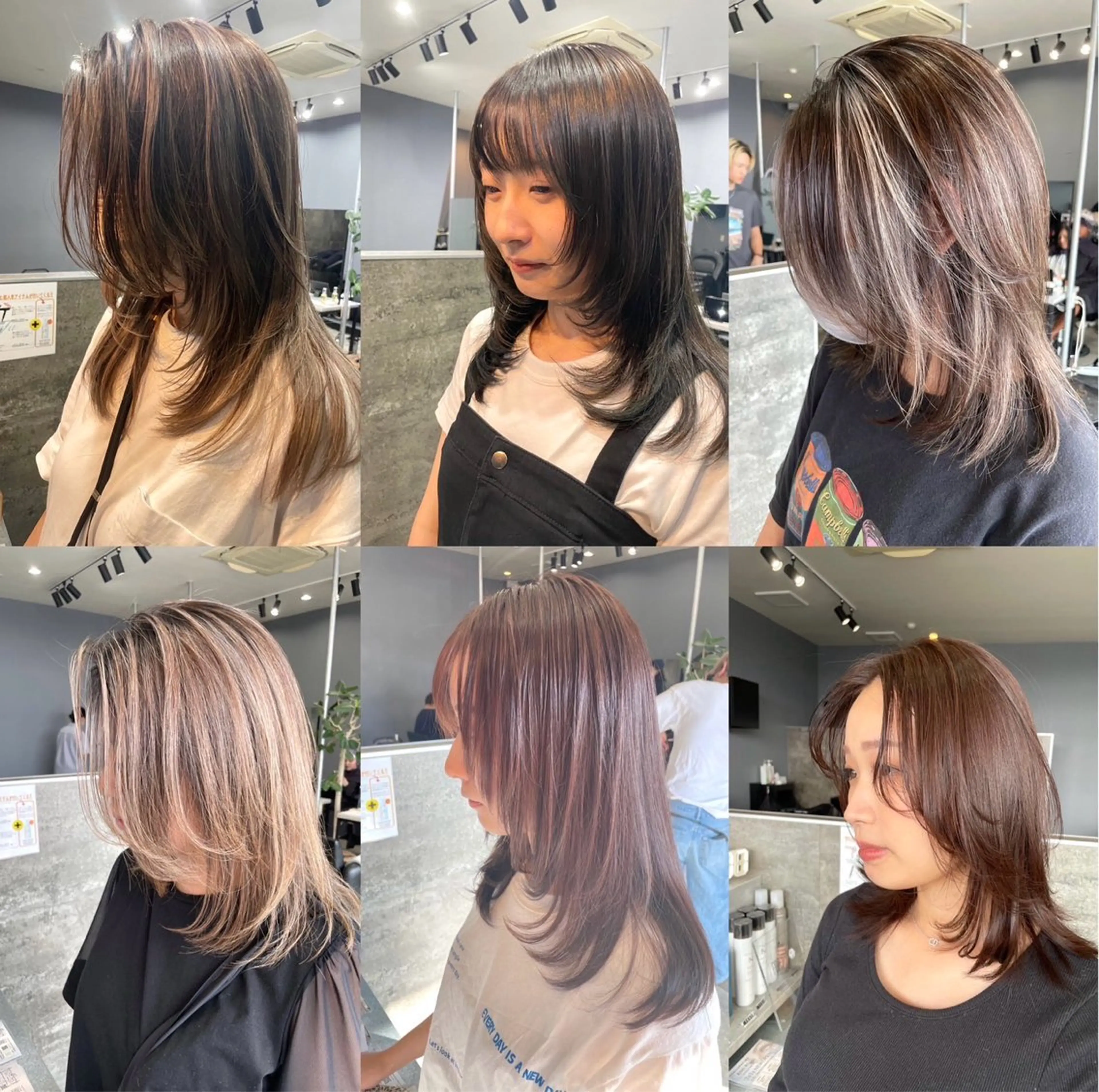 カラー ✂︎GLITTER ✂︎東ヶ崎　湧✂︎のヘアスタイル