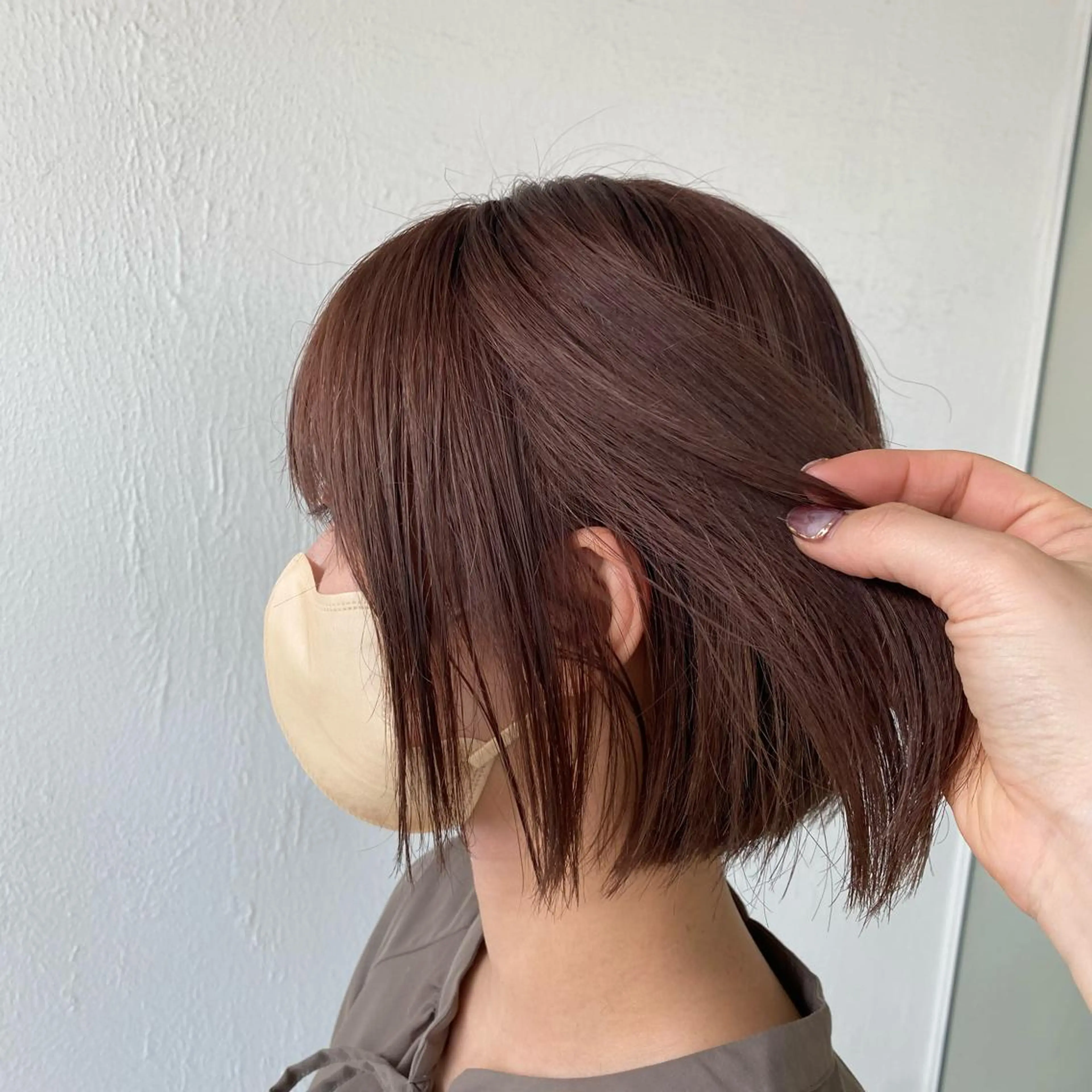 ショート カラー カット ヘアカラー トリートメント 鹿児島 聖来のヘアスタイル
