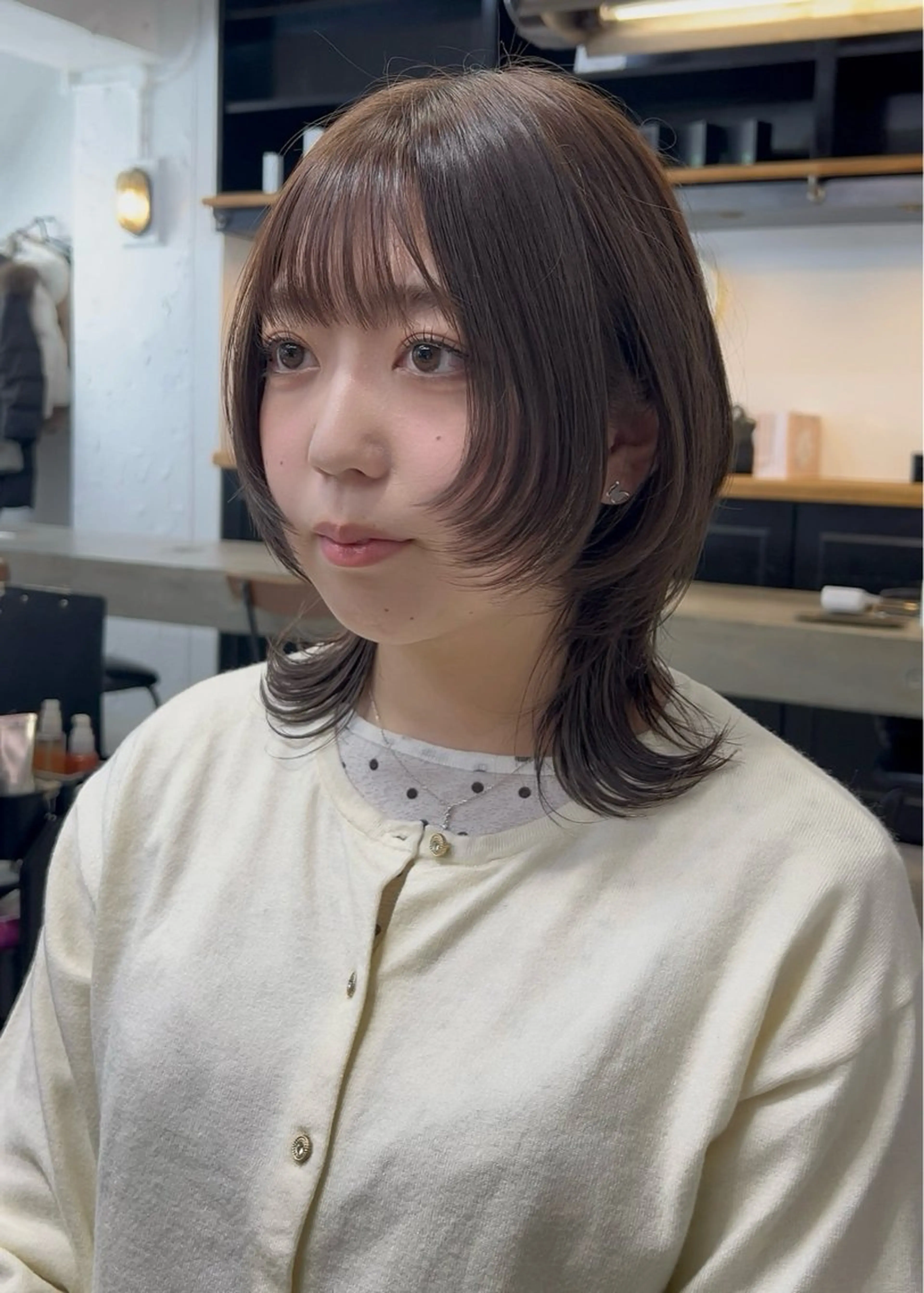 ミディアム ウルフカット カット ヘアカラー トリートメント FERiCIA所属・🐺ウルフカット特化 🐺/今川尚睦のヘアスタイル