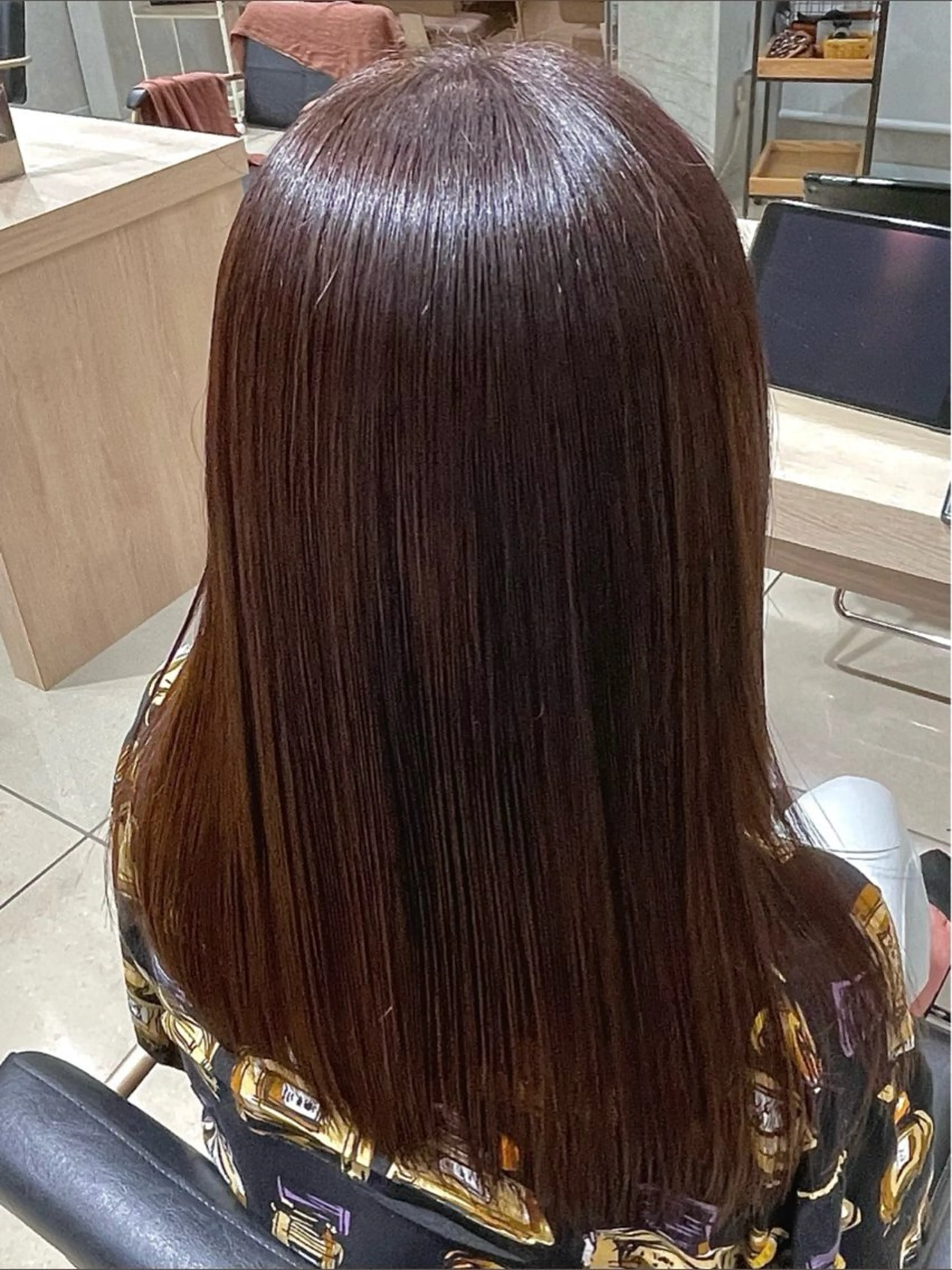 ロング カット トリートメント 【🎀推し デザイン カラー】小池 雪奈のヘアスタイル