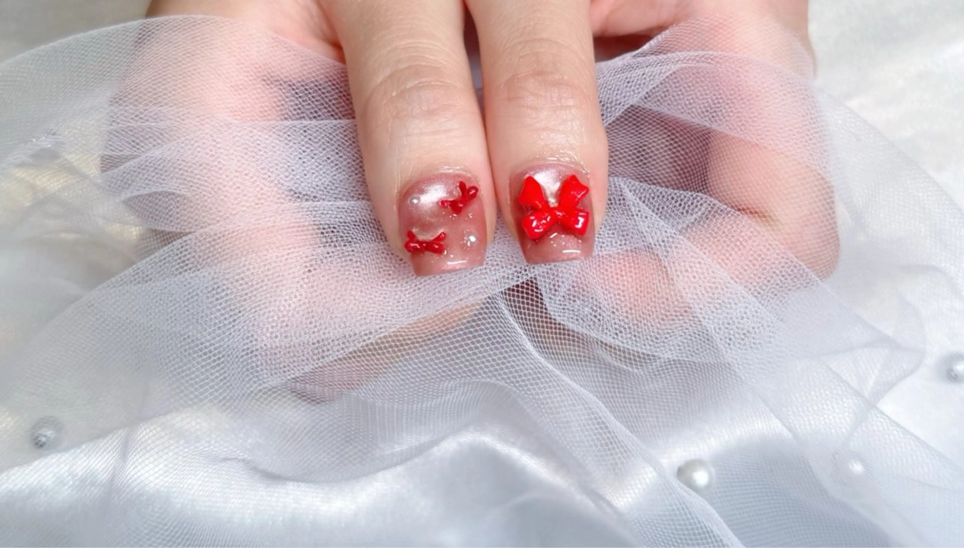 ネイル ハンドネイル mau🩵 堺筋本町ネイルサロンのネイルデザイン