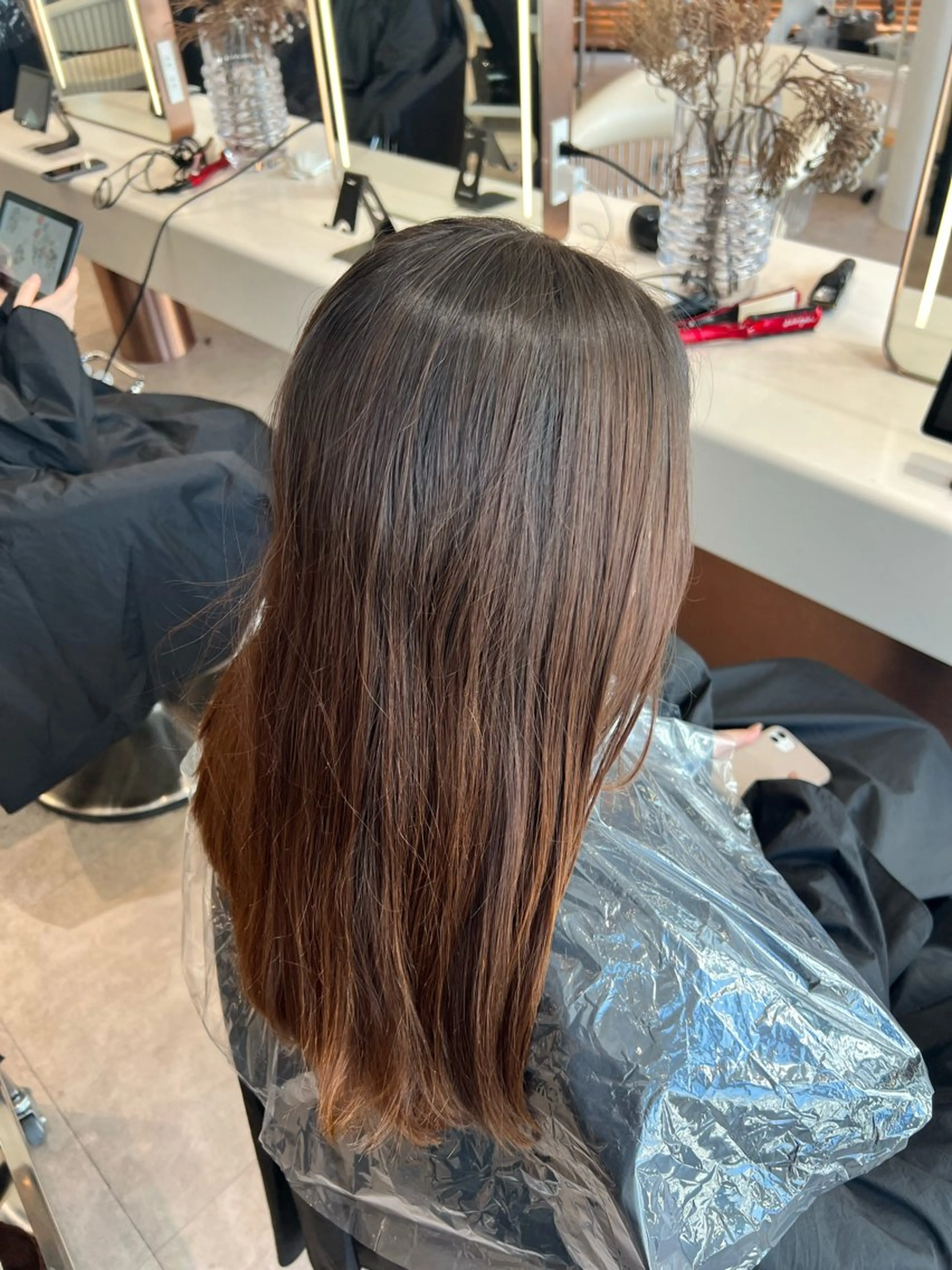 ミディアム カラー ✨髪質改善 縮毛矯正 艶髪 立川 コウキ✨のヘアスタイル