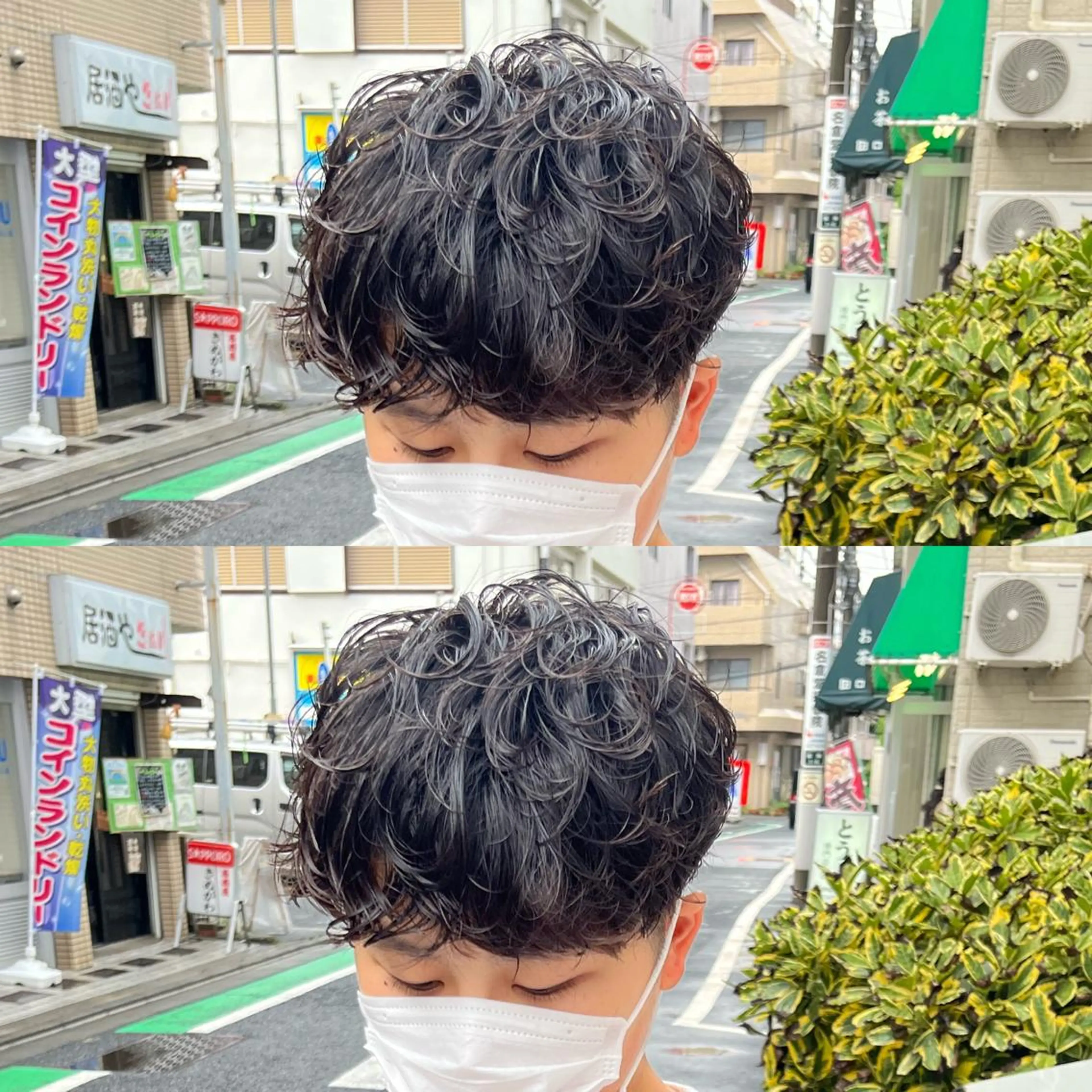 ショート パーマ ヘアアレンジ メンズ マッシュ メンズパーマ スパイラルパーマ メンズパーマの達人 🌟川内絵人のヘアスタイル