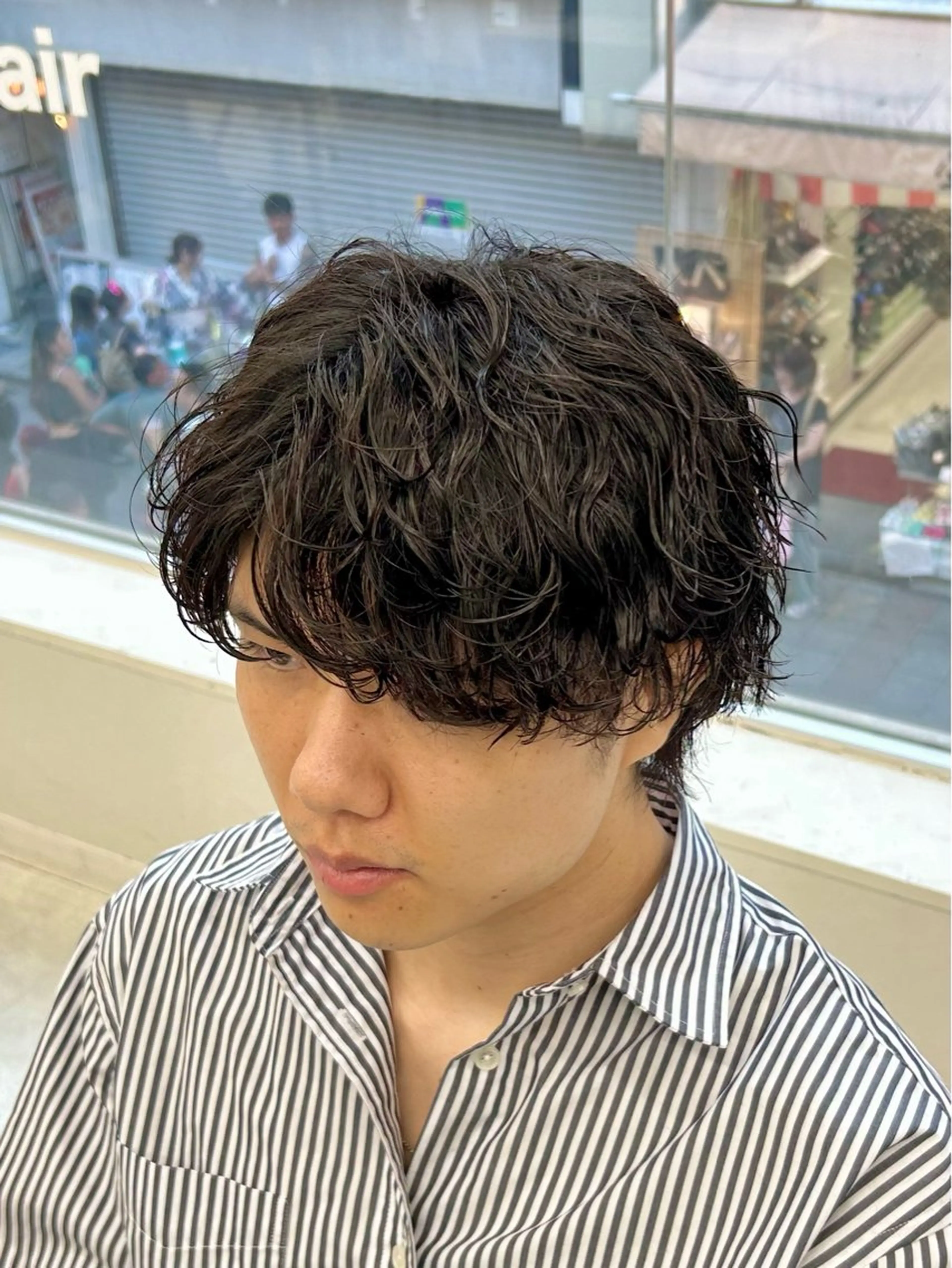 セミロング パーマ メンズ 🏁メンズパーマ/ RYOYAのヘアスタイル