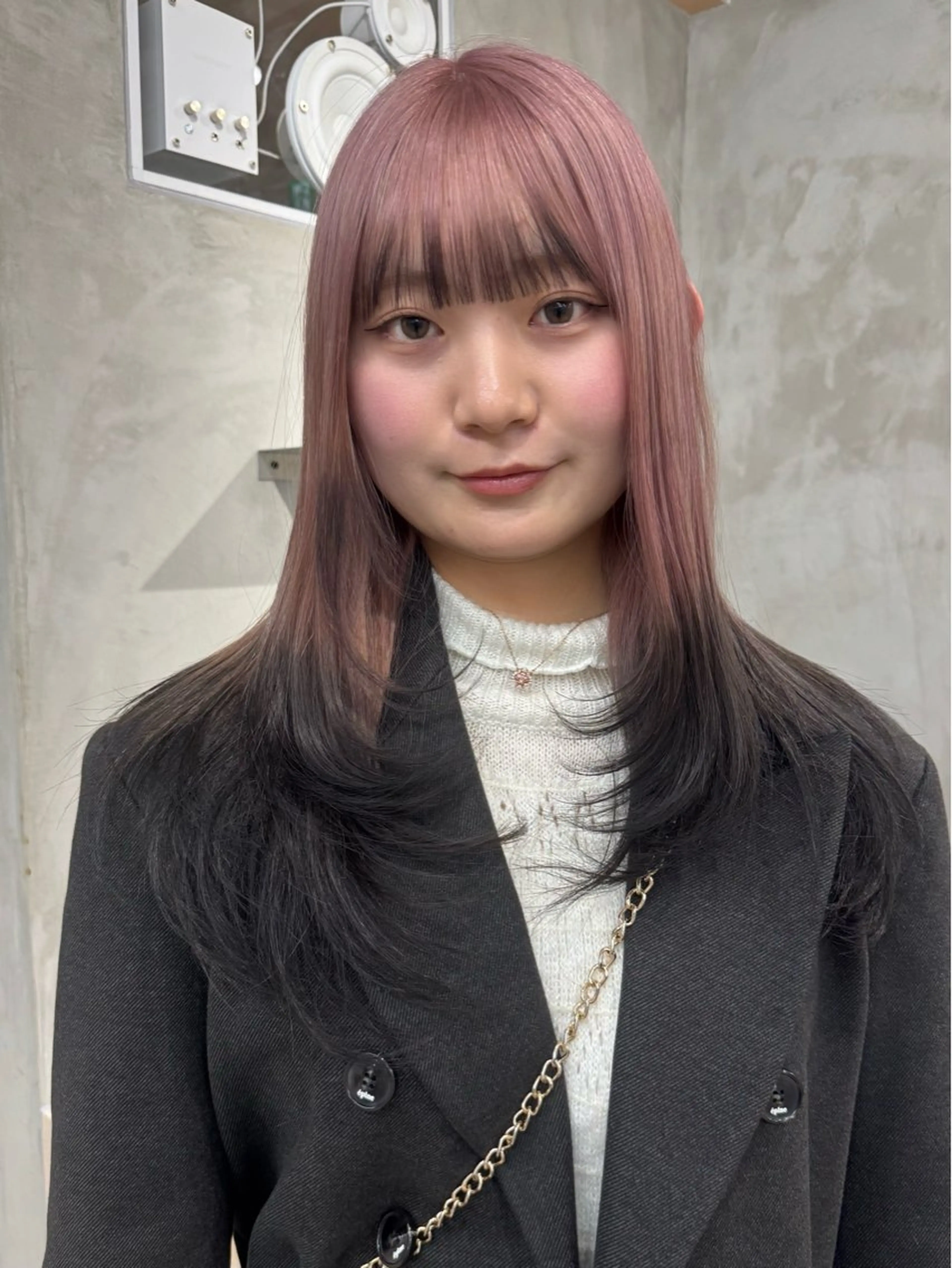 ロング カット PELE 梅田 ANNEX 大阪梅田茶屋町店 ダブルカラー/ブリーチ/ハイトーン【ペレ】所属・梅田/ハイトーン/ Juriのヘアスタイル