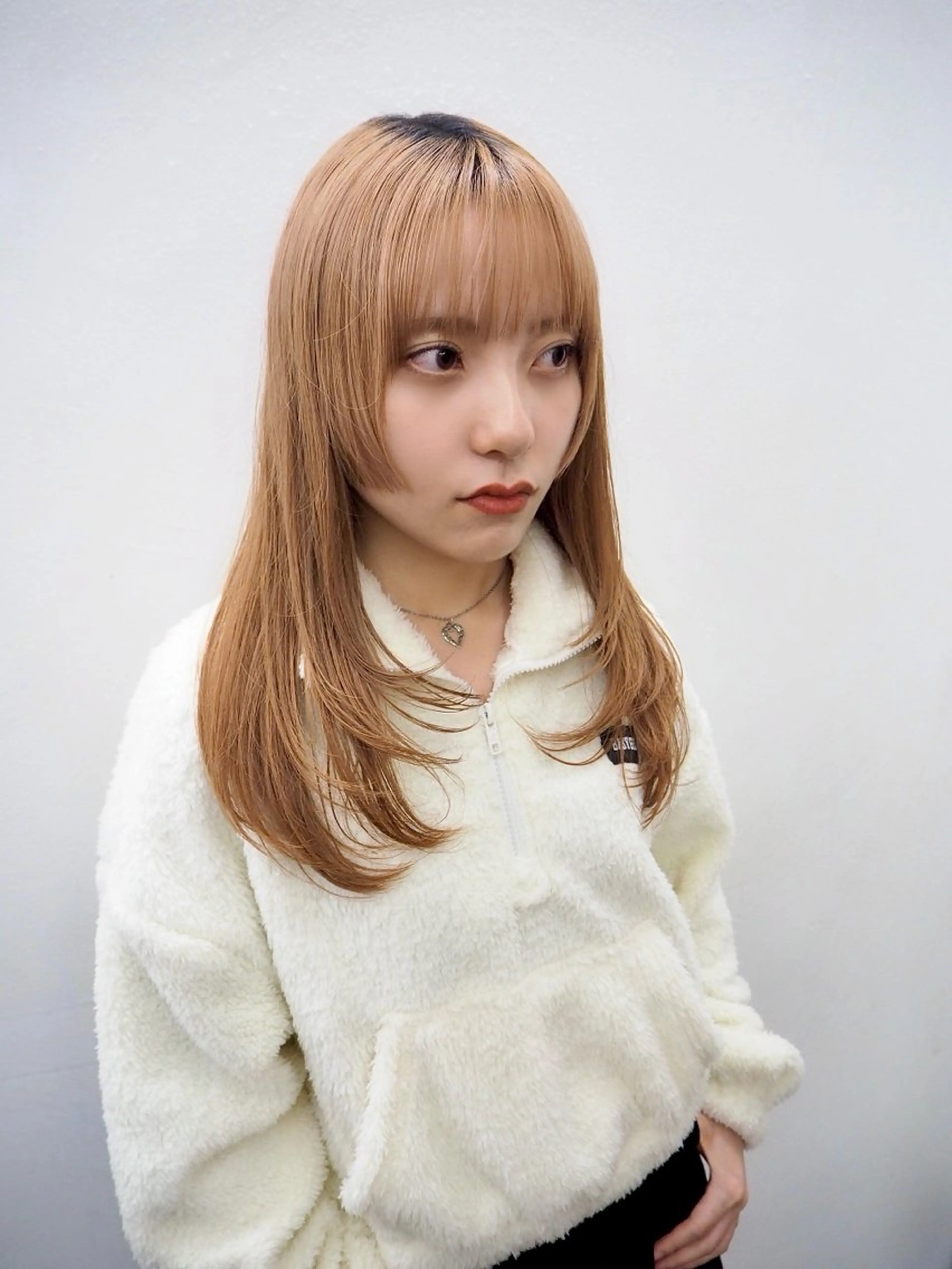 セミロング カラー ヘアカラー トリートメント Paddle所属・似合わせレイヤー/ レイヤーパーマ/高倉のヘアスタイル