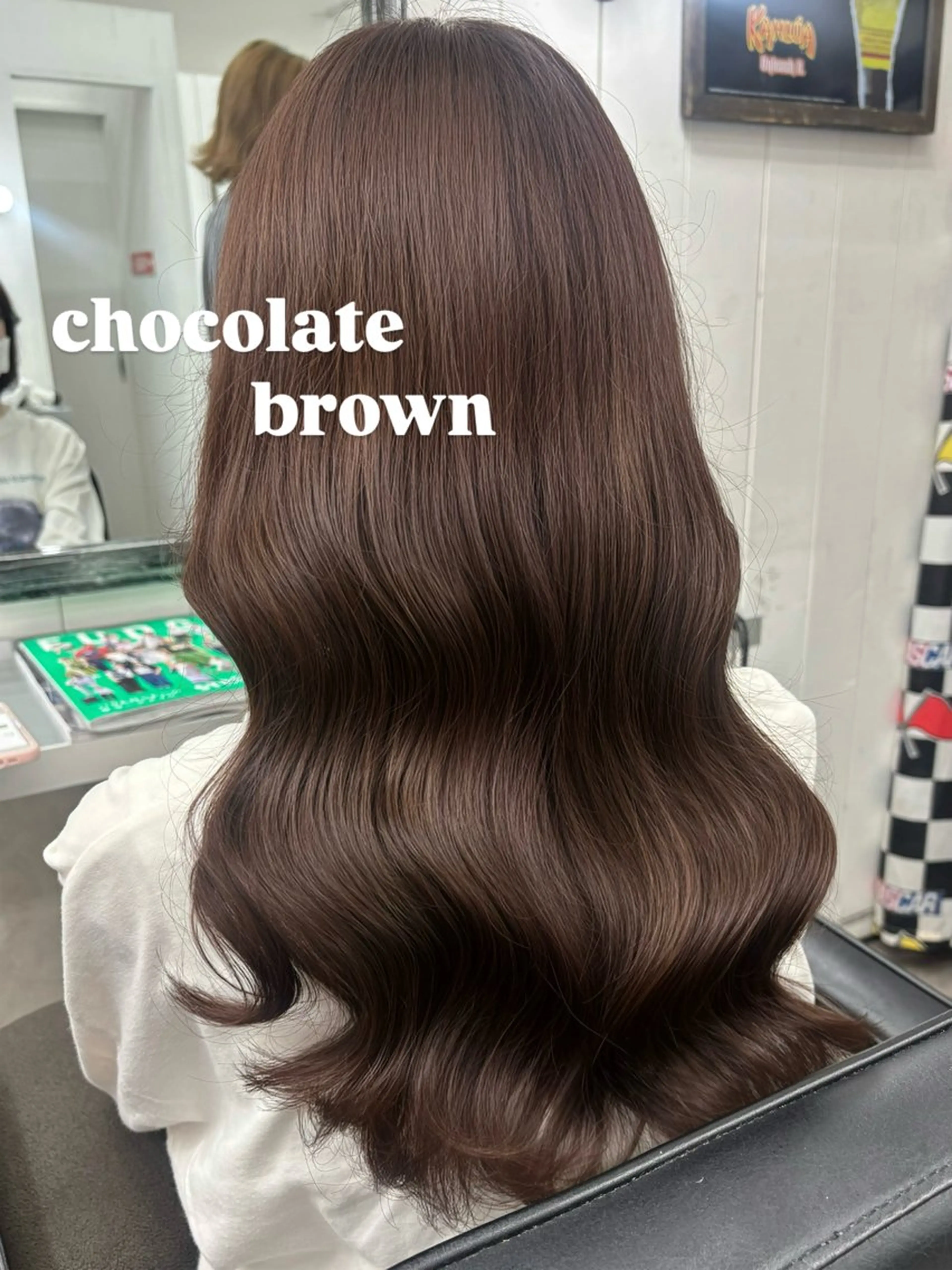 ロング カラー カット ヘアカラー トリートメント Ann./艶髪 /レイヤーカットのヘアスタイル