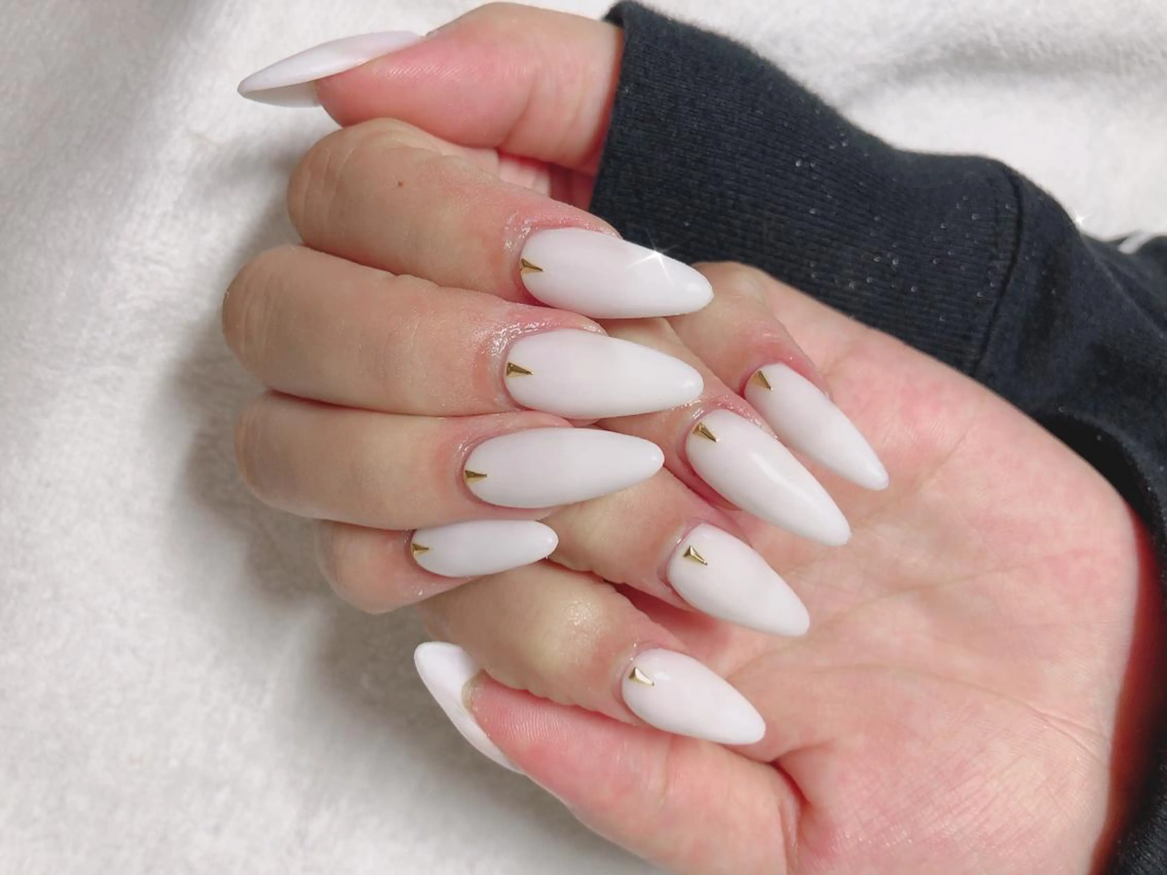 ミディアム ネイル ハンドネイル 《LB》ラブリエ Nail&eyeのマツエク・マツパデザイン