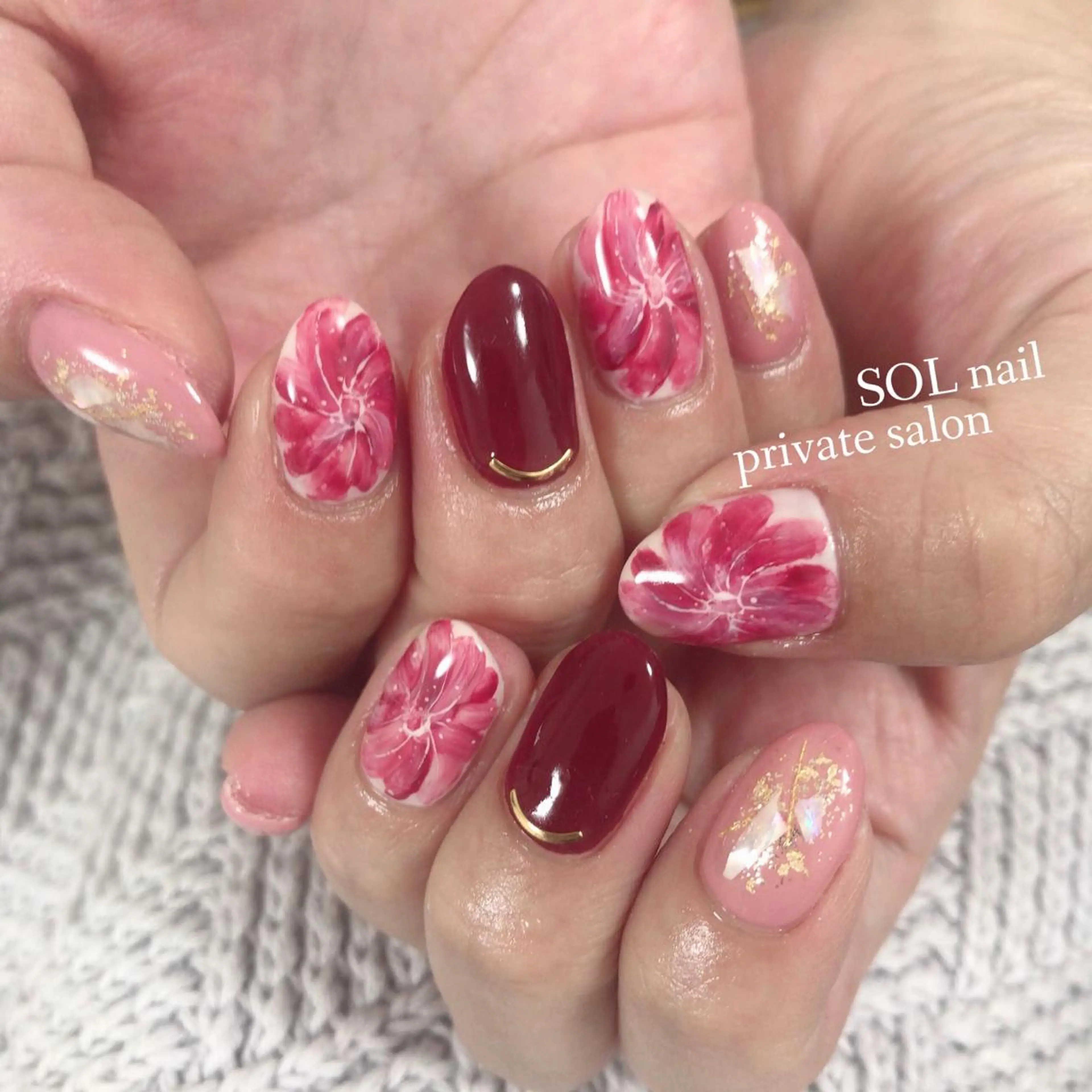 ネイル ハンドネイル SOL NAILのネイルデザイン