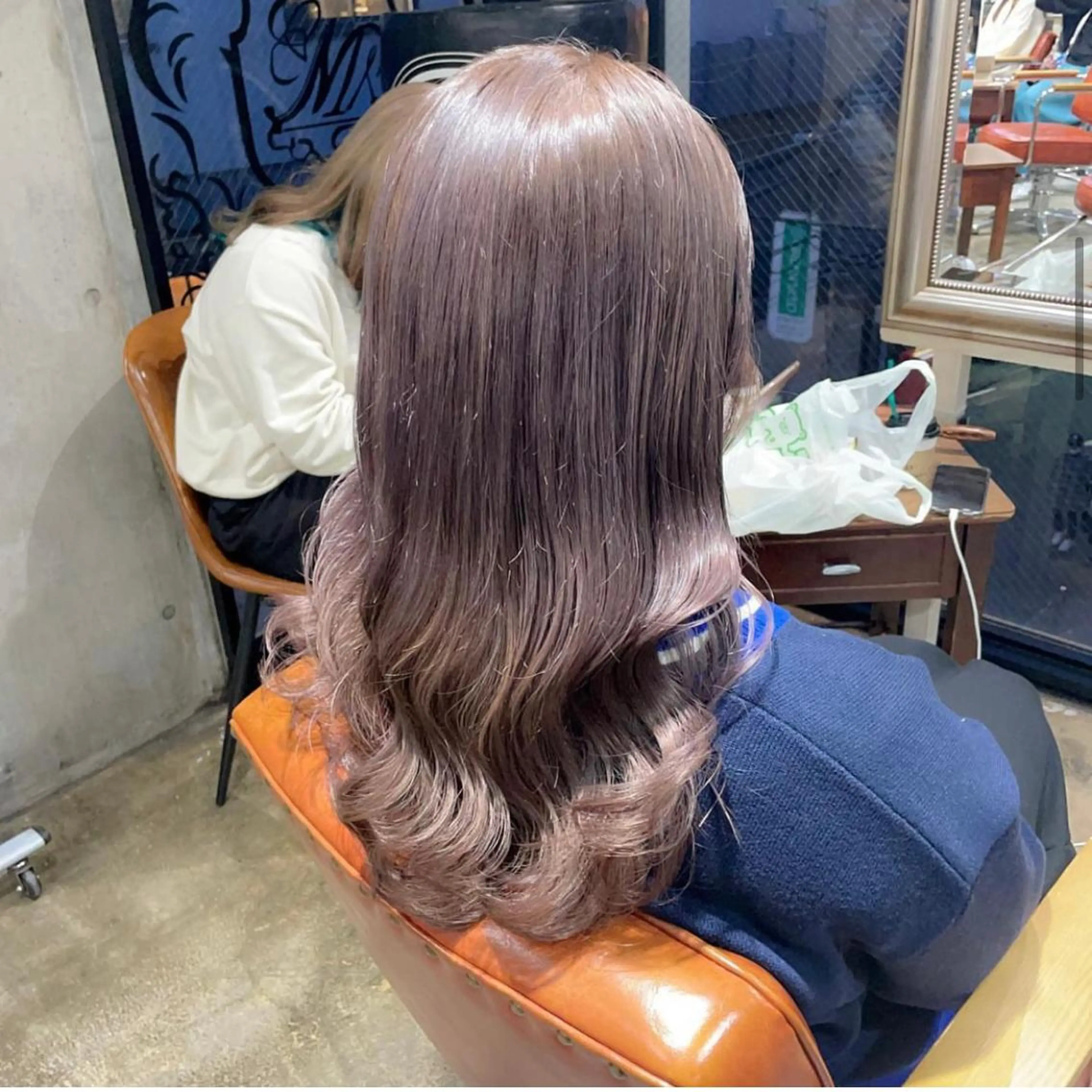 セミロング カラー ベージュカラー ミルクティーベージュ ヘアカラー 🕊miki モテ髪🫧のヘアスタイル