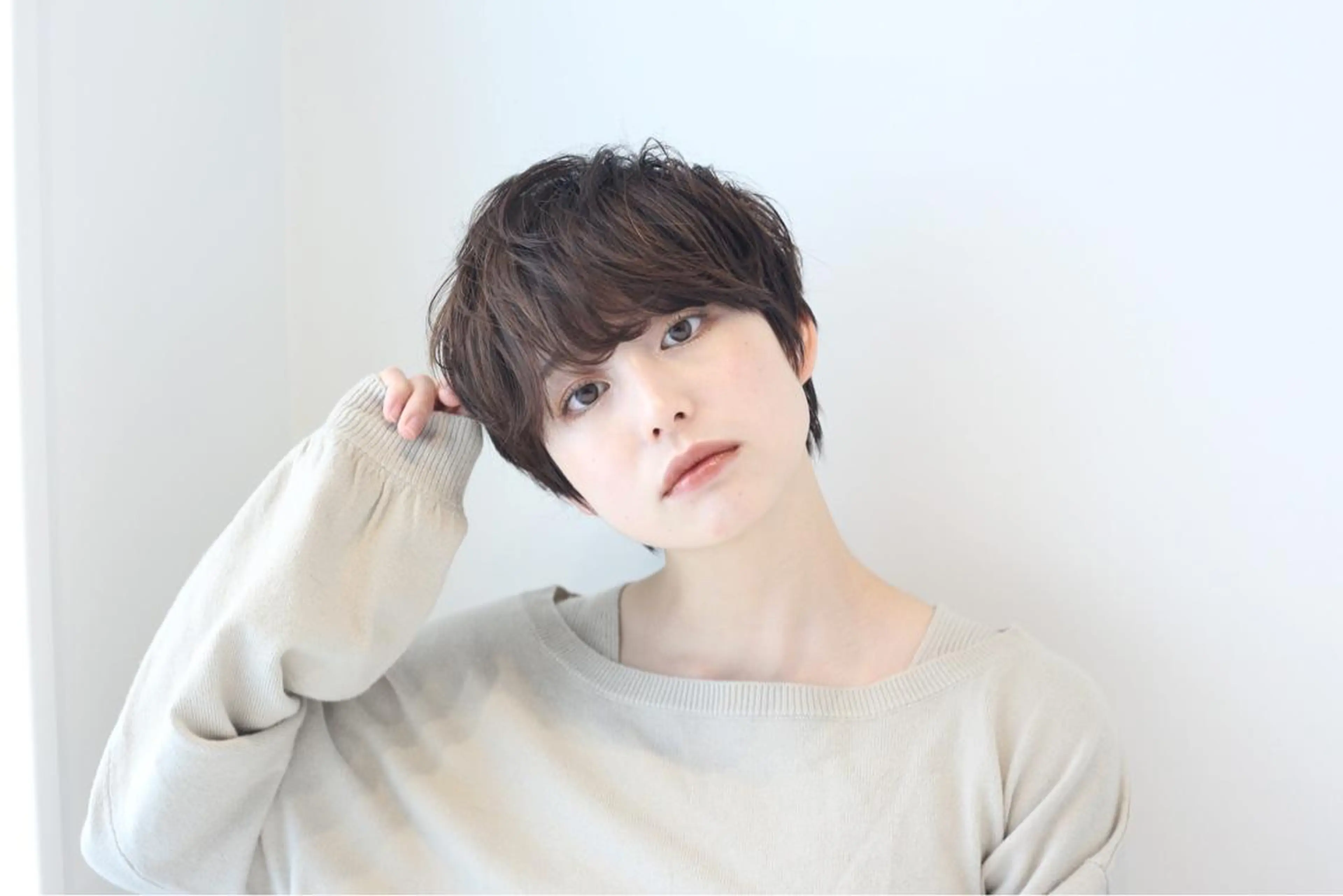 ショート ショートヘア カット トリートメント ショートヘア💫 ハイトーン西田拓馬のヘアスタイル