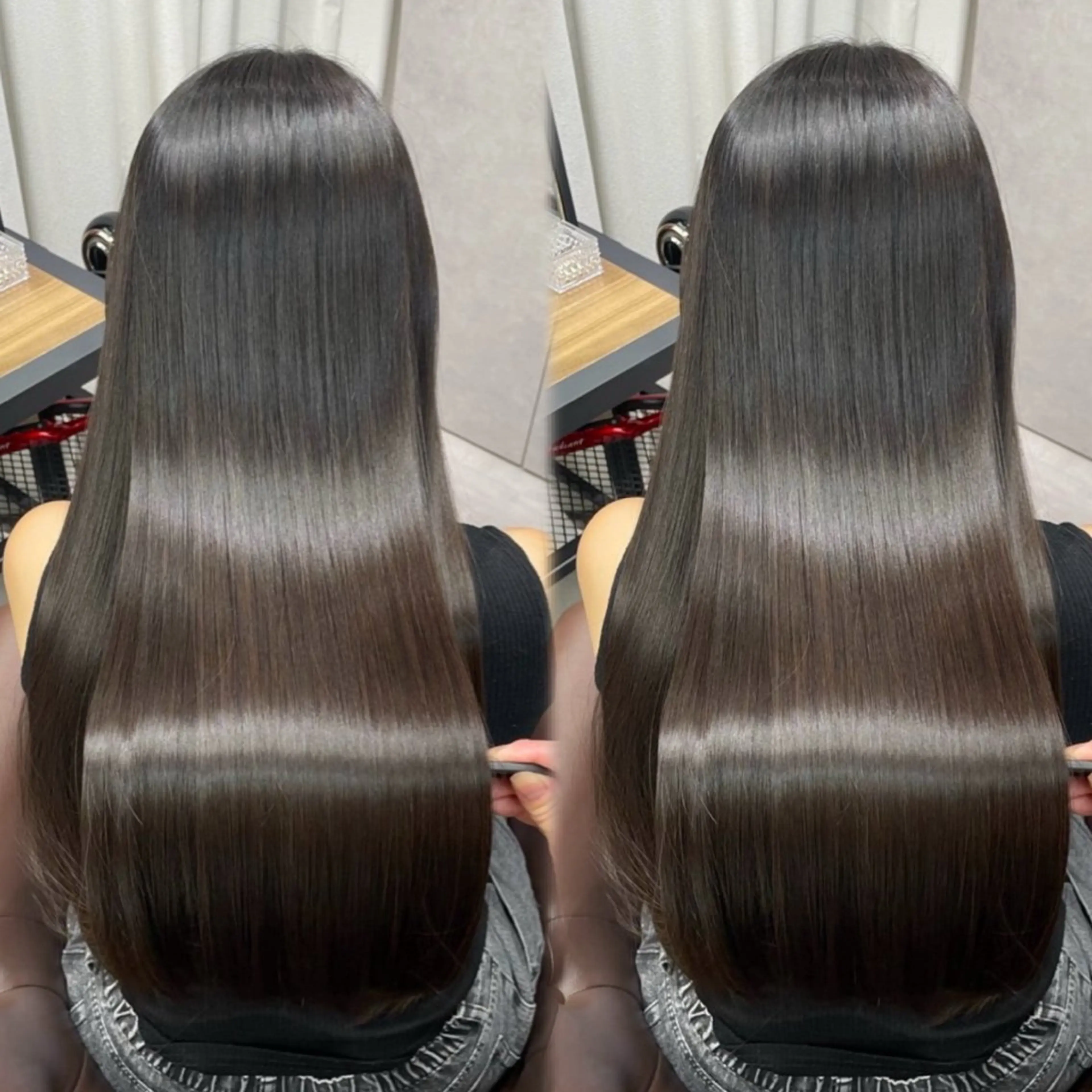 ロング 縮毛矯正 トリートメント RAF TOKYO 2nd 今泉店所属・RAF KAEDEのヘアスタイル