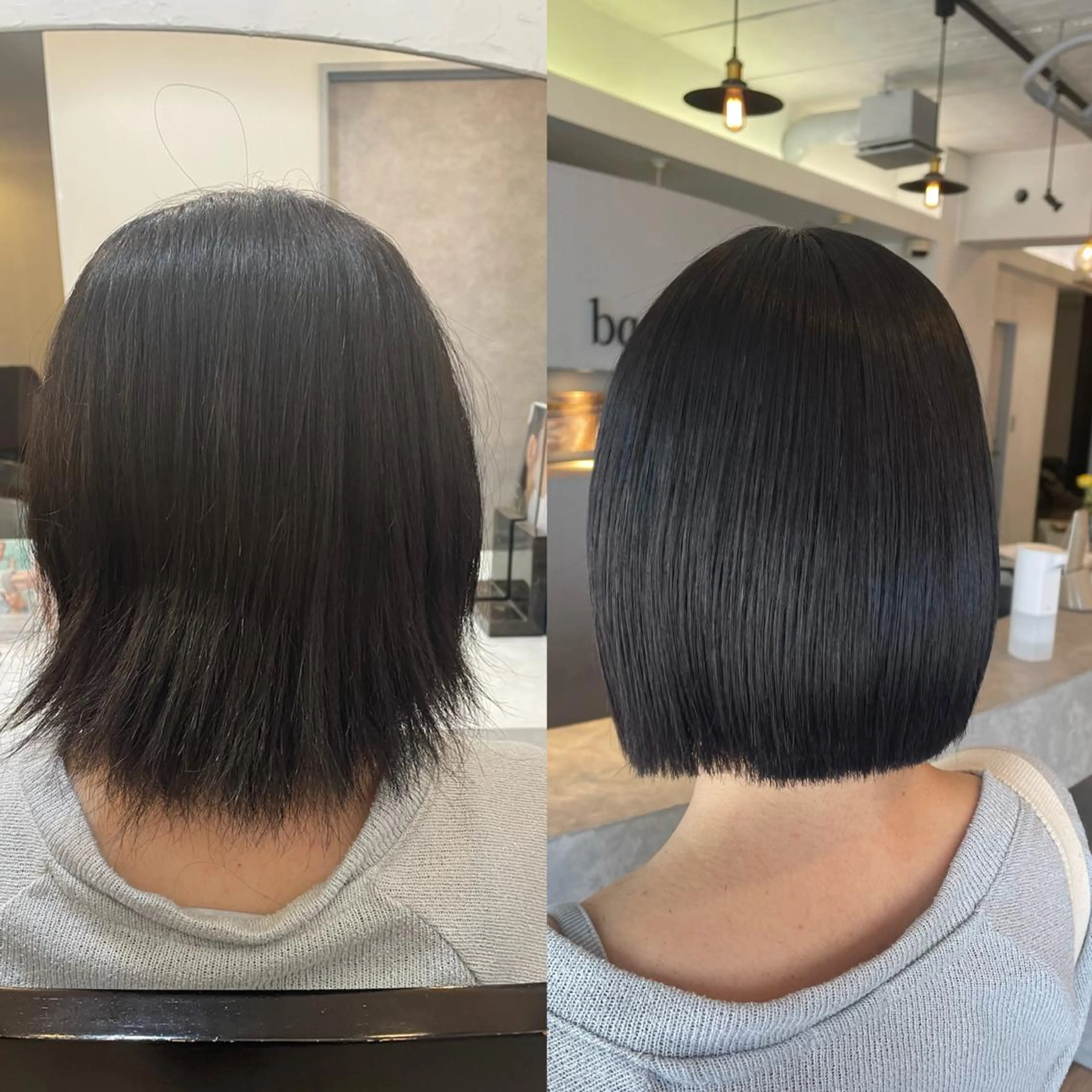 ショート 髪質改善 縮毛矯正 VISAGE ba.sk 金子詩帆のヘアスタイル