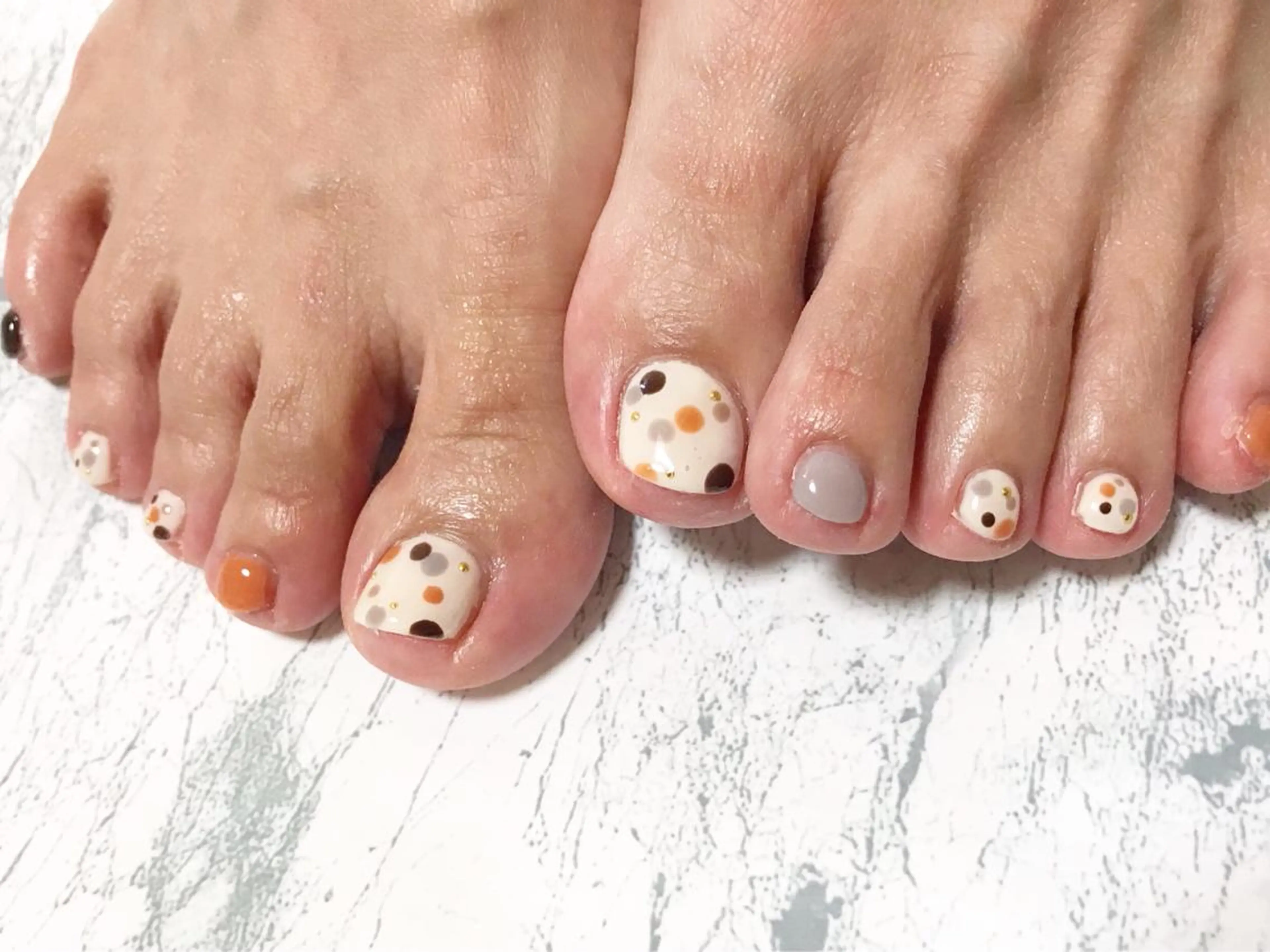 ネイル フットネイル ニュアンスネイル シンプルネイル 春ネイル 夏ネイル フットネイル ネイル フフラ所属・nail fufla ♡yamane♡のネイルデザイン
