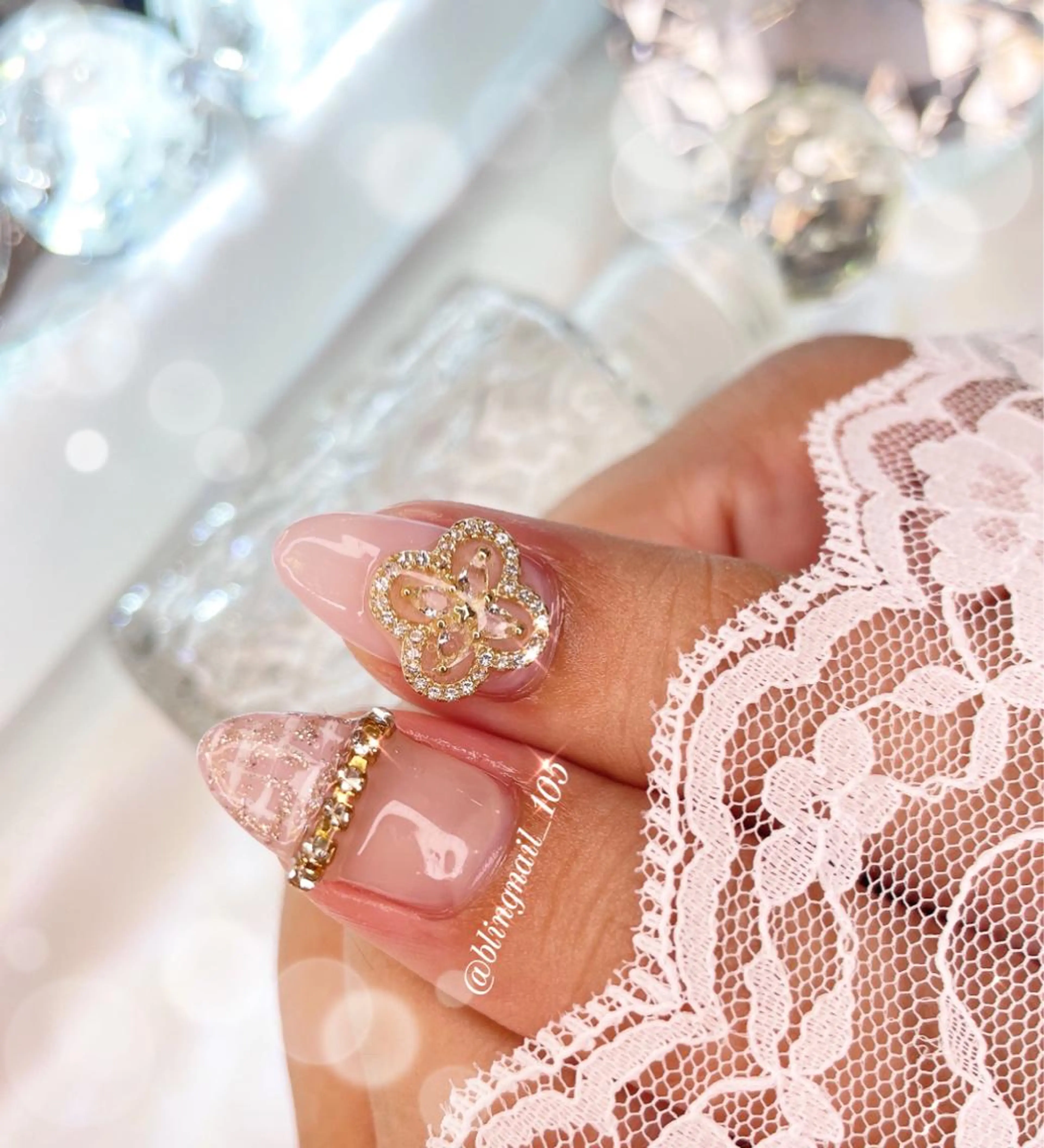 ネイル 23時まで❤︎韓国、 ワンホンネイルのネイルデザイン