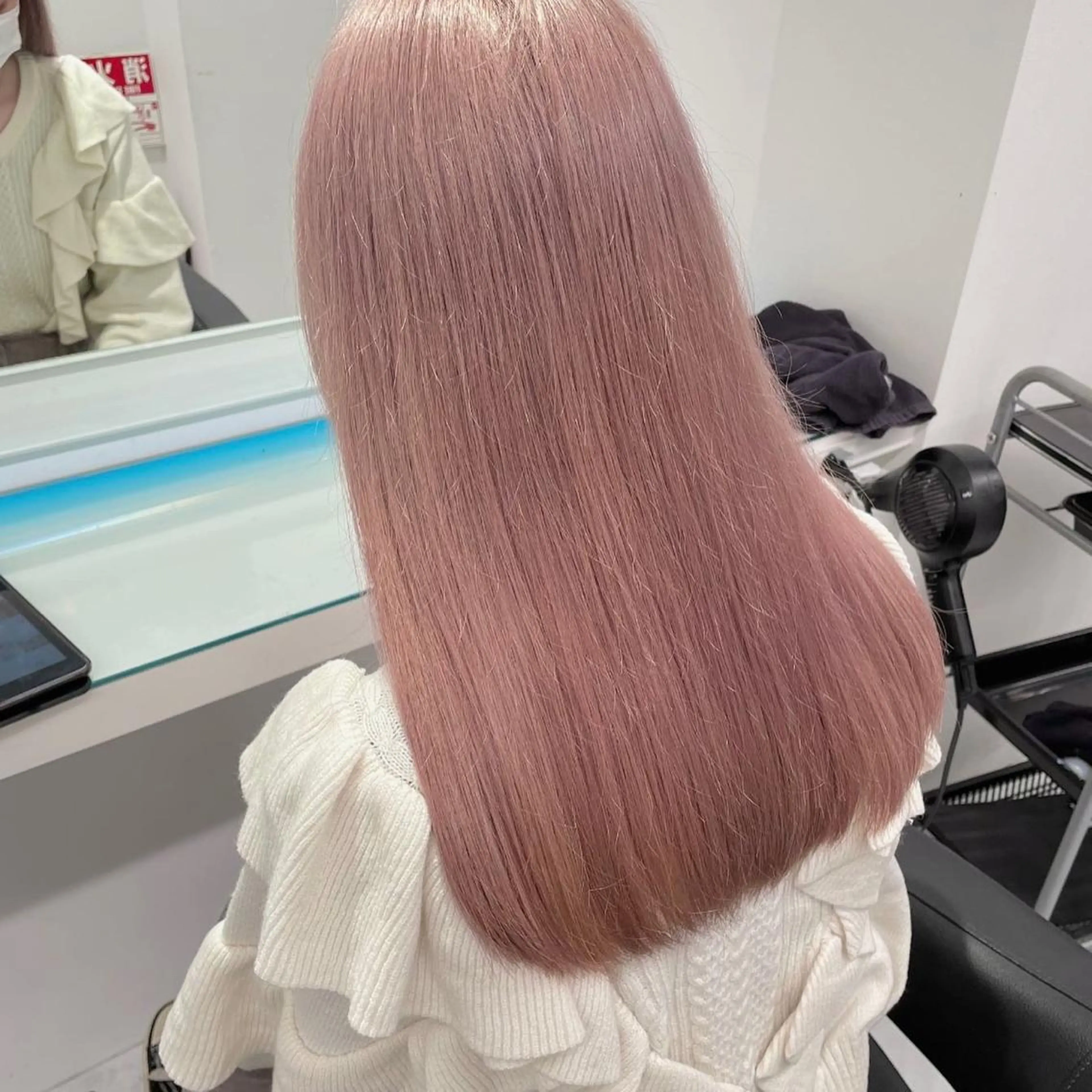 ロング 💖韓国×王道 ハイトーン💖のヘアスタイル