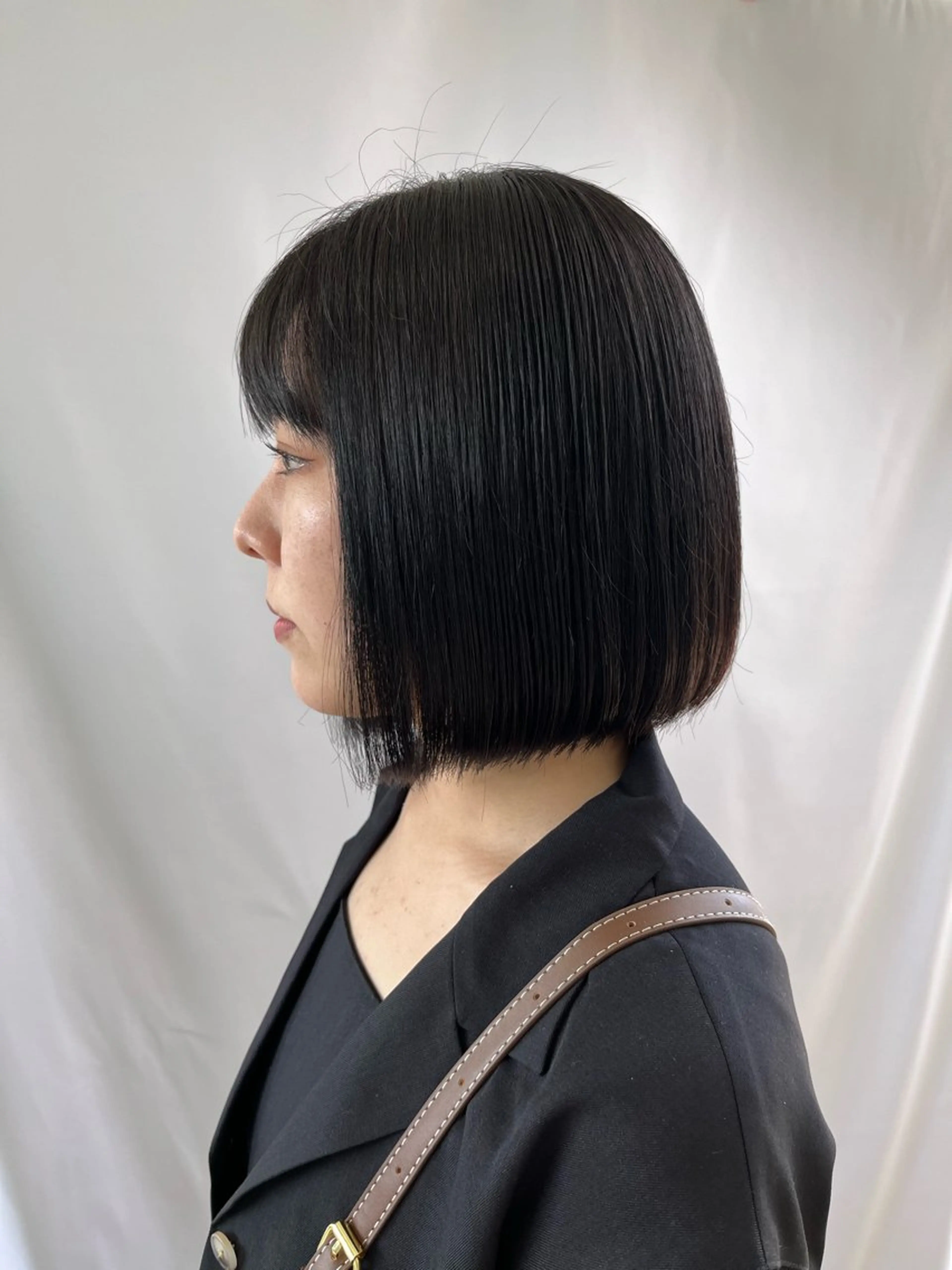 ショート ボブ 富永 美玖のヘアスタイル