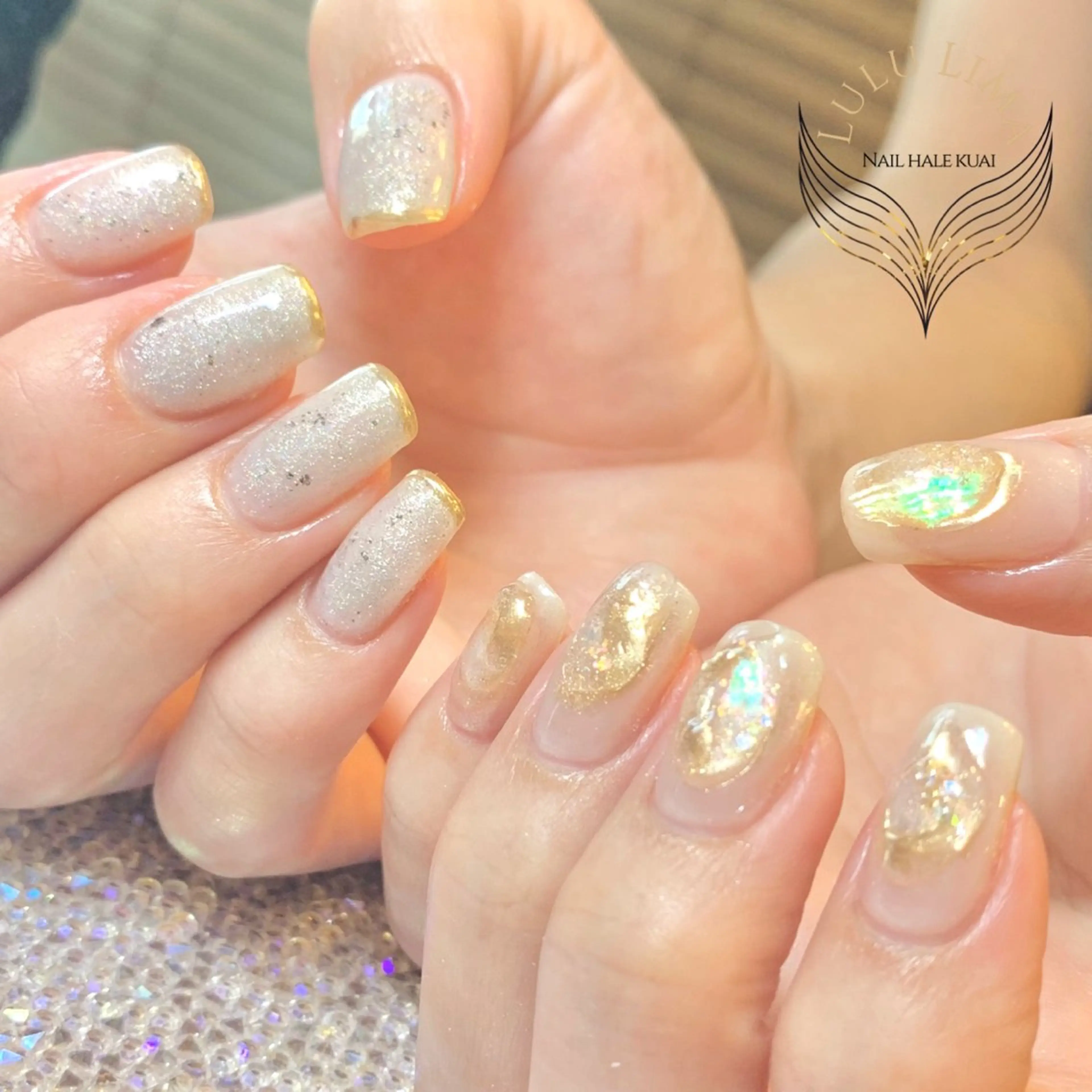 ネイル ブライダルネイル ハンドネイル フットネイル ハンドケア LULU LIMAのネイルデザイン