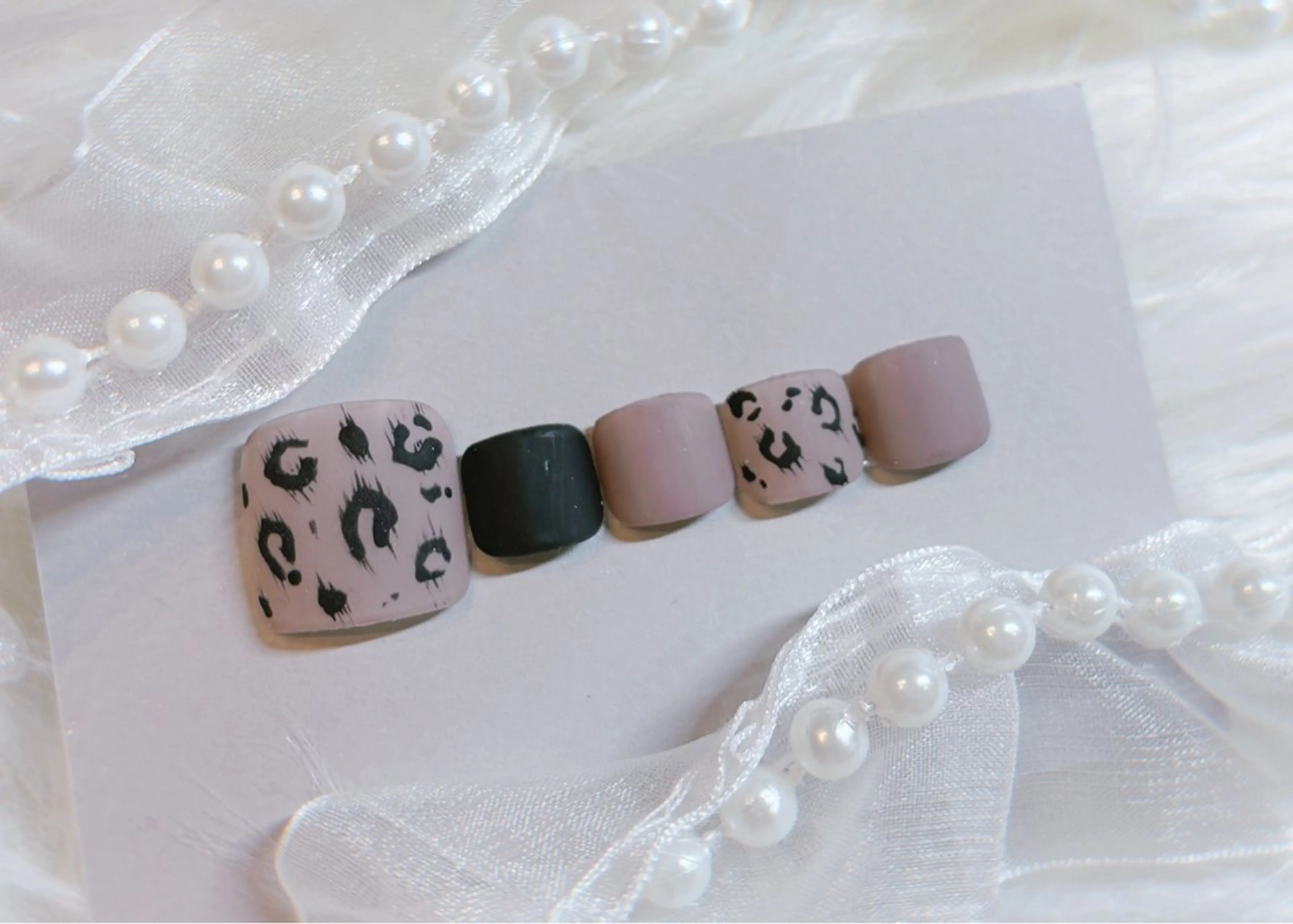 特別価格🍀〈フィルインオフ無料〉フットネイル60分持ち込みアート 8800→7300の写真