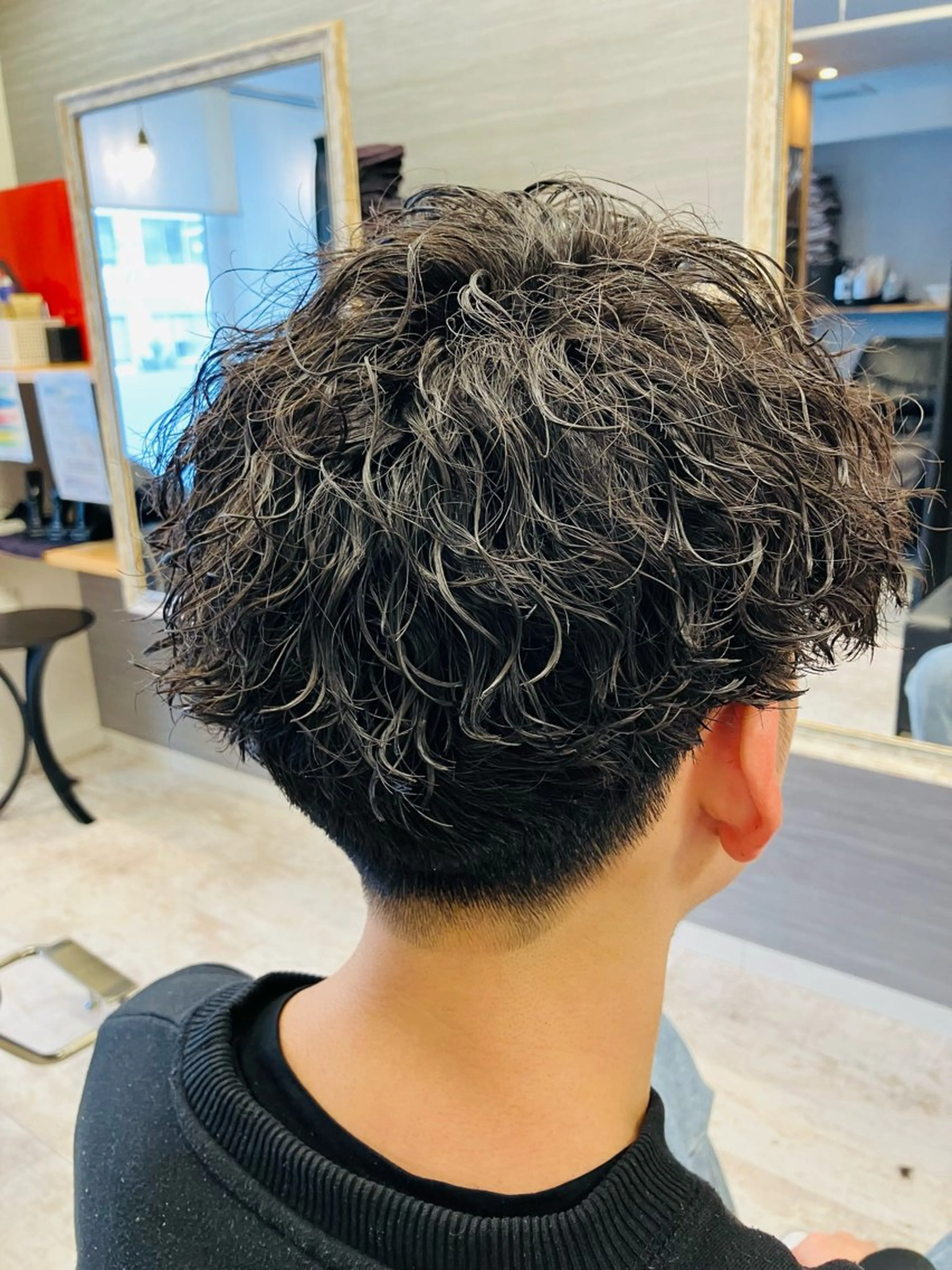 パーマ メンズ カット パーマ メンズ特化/パーマ/ フェードWATARUのヘアスタイル