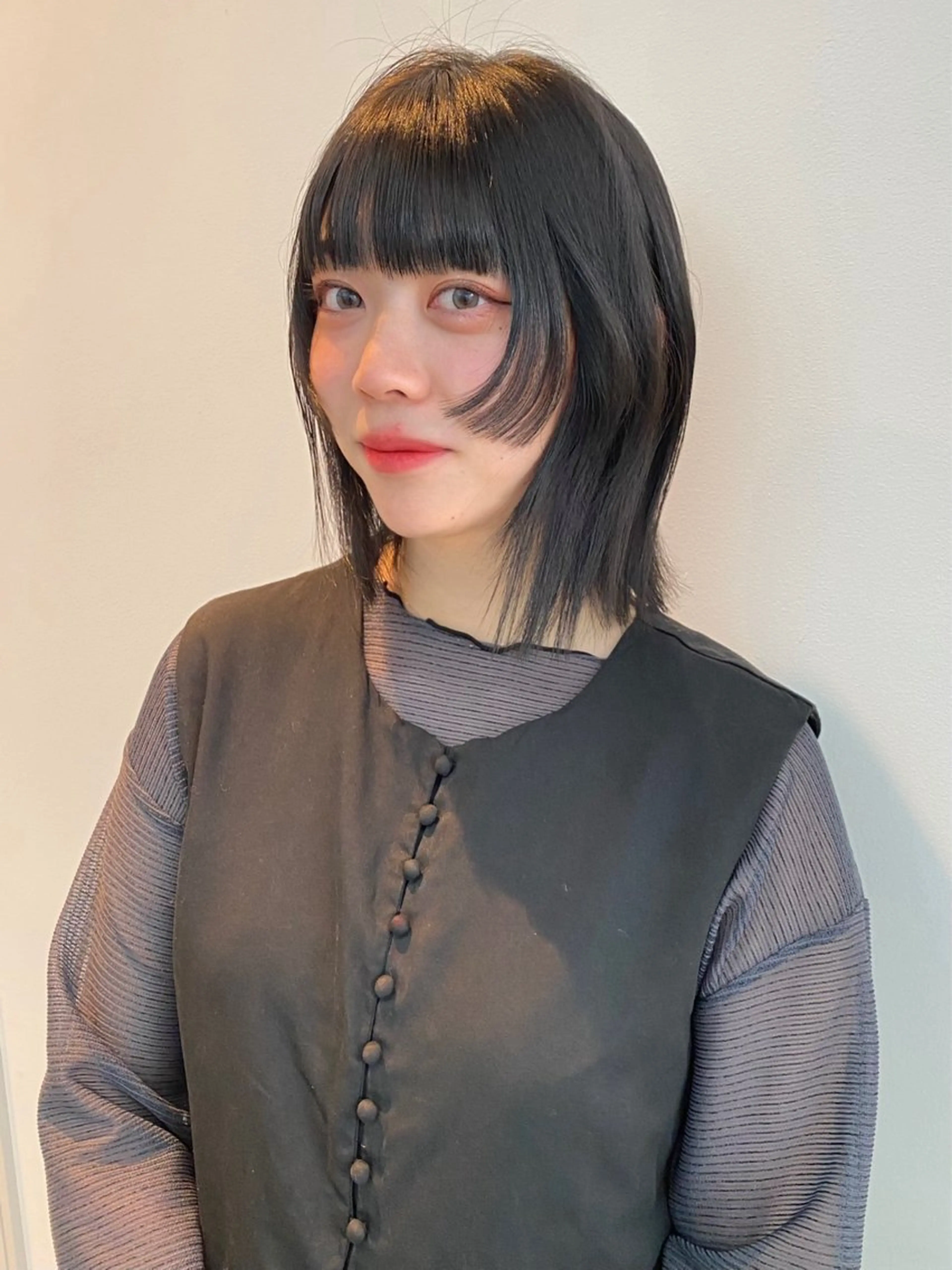 ミディアム カラー 透明感カラー カット ヘアカラー トリートメント mai / linoah˚✧のヘアスタイル