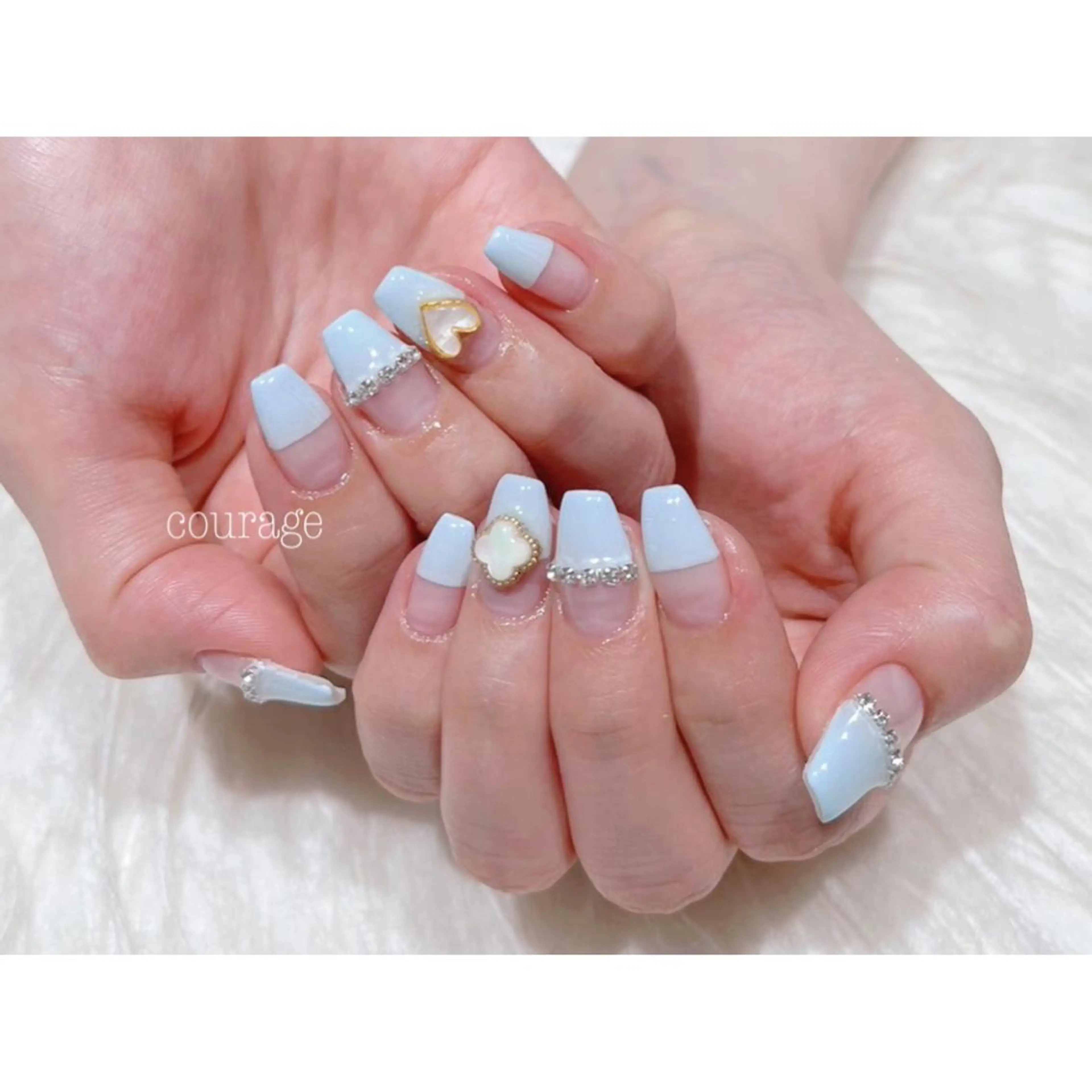 ネイル フレンチネイル ハンドネイル ネイルサロンcourage所属・ネイルサロン courageのネイルデザイン