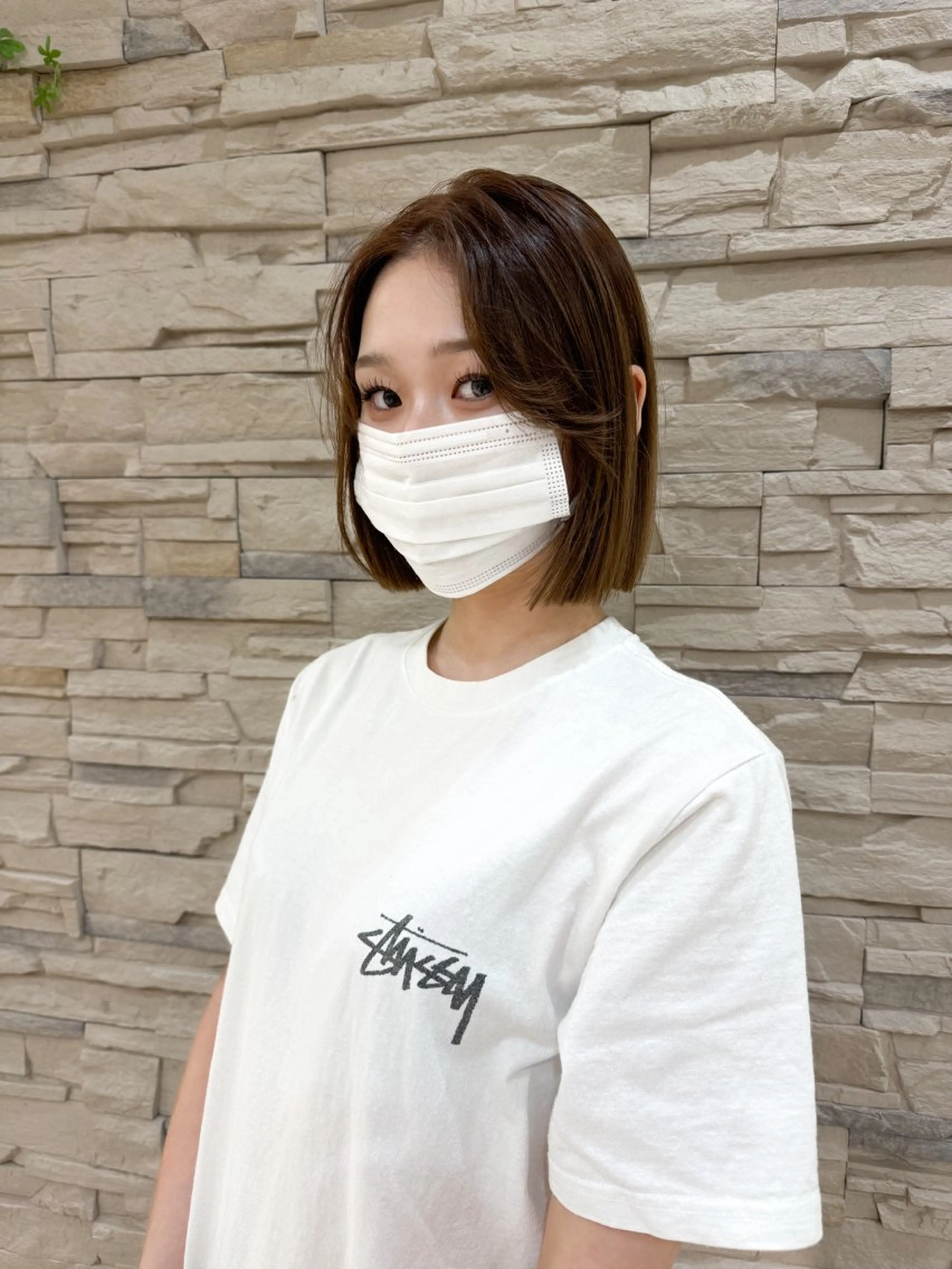 ショート カラー ベージュカラー ボブ カット ヘアカラー トリートメント Seeknext // Rukaのヘアスタイル