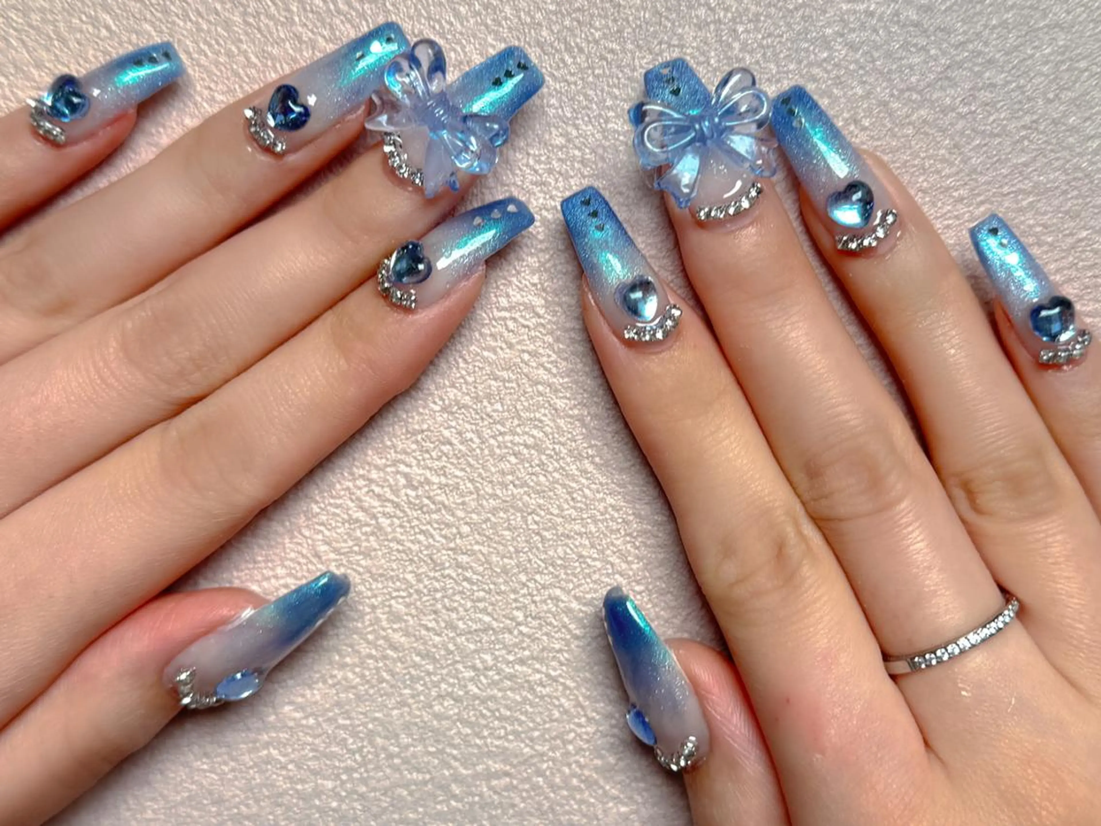 ネイル ハロウィン ロングネイル マグネットネイル スカルプネイル ネイルチップ ハンドネイル MSS みきのネイルデザイン