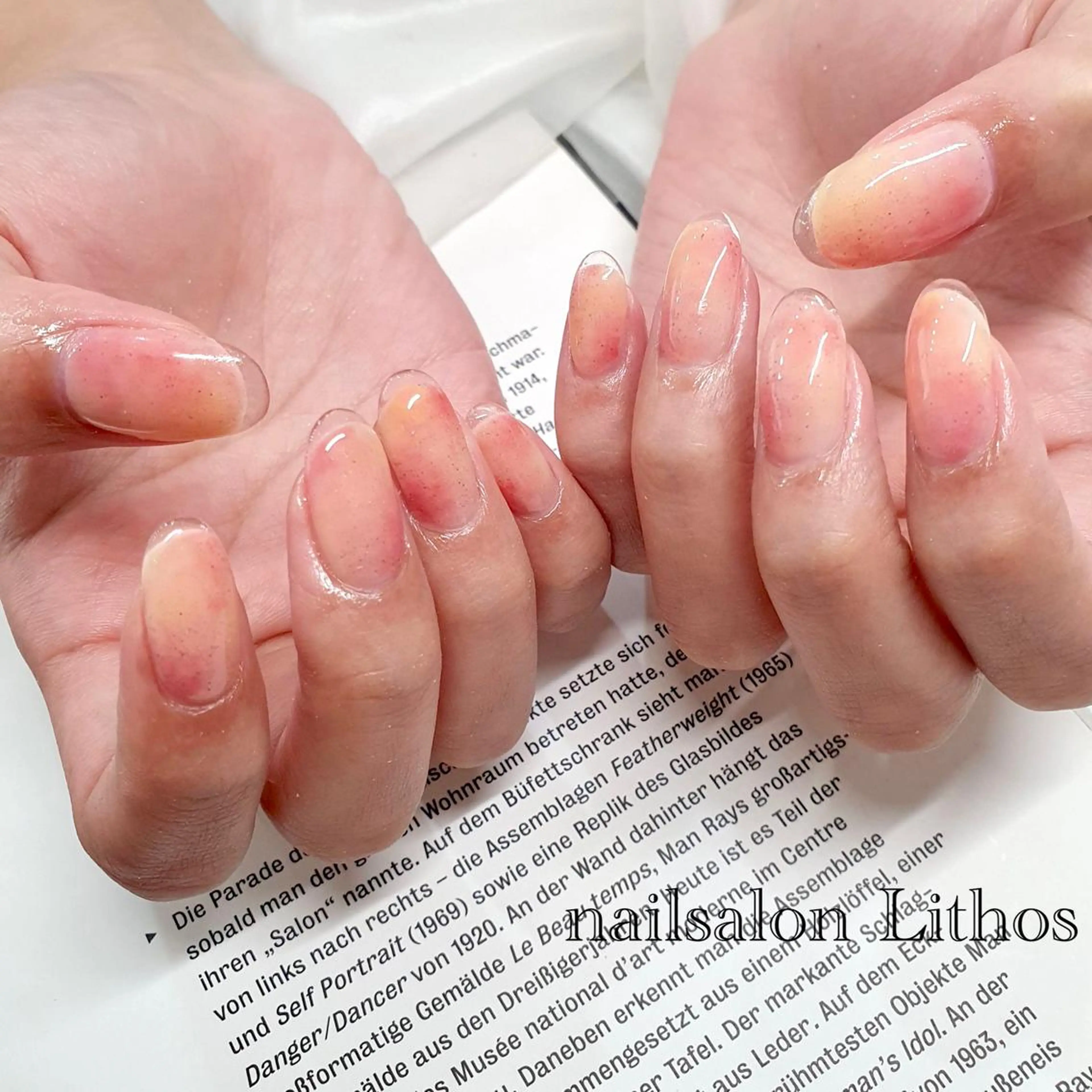 ネイル クリアネイル フレンチネイル ハンドネイル nailsalon Lithos所属・nailsalon Recontreのネイルデザイン