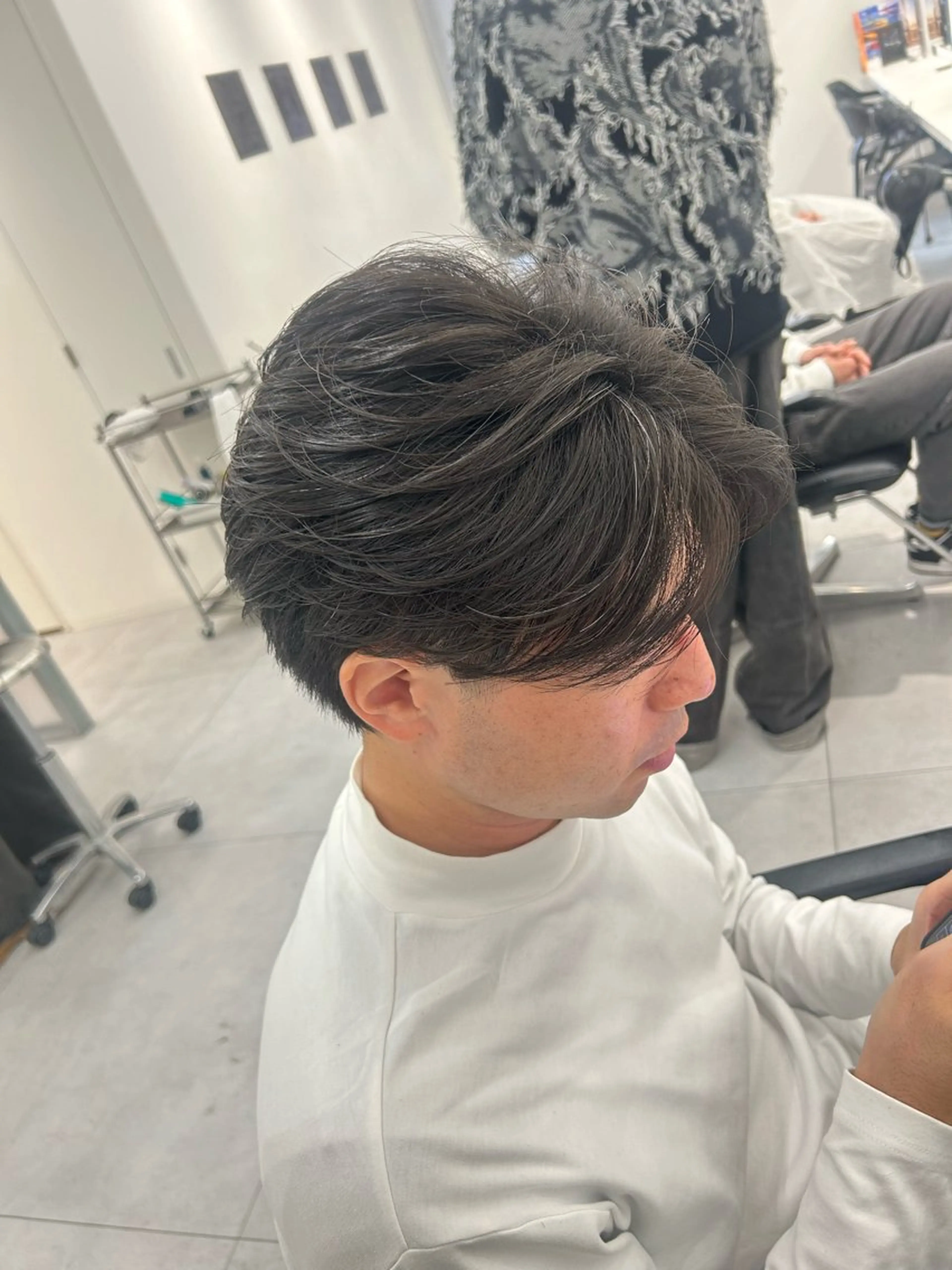 カット + ニュアンスパーマの写真