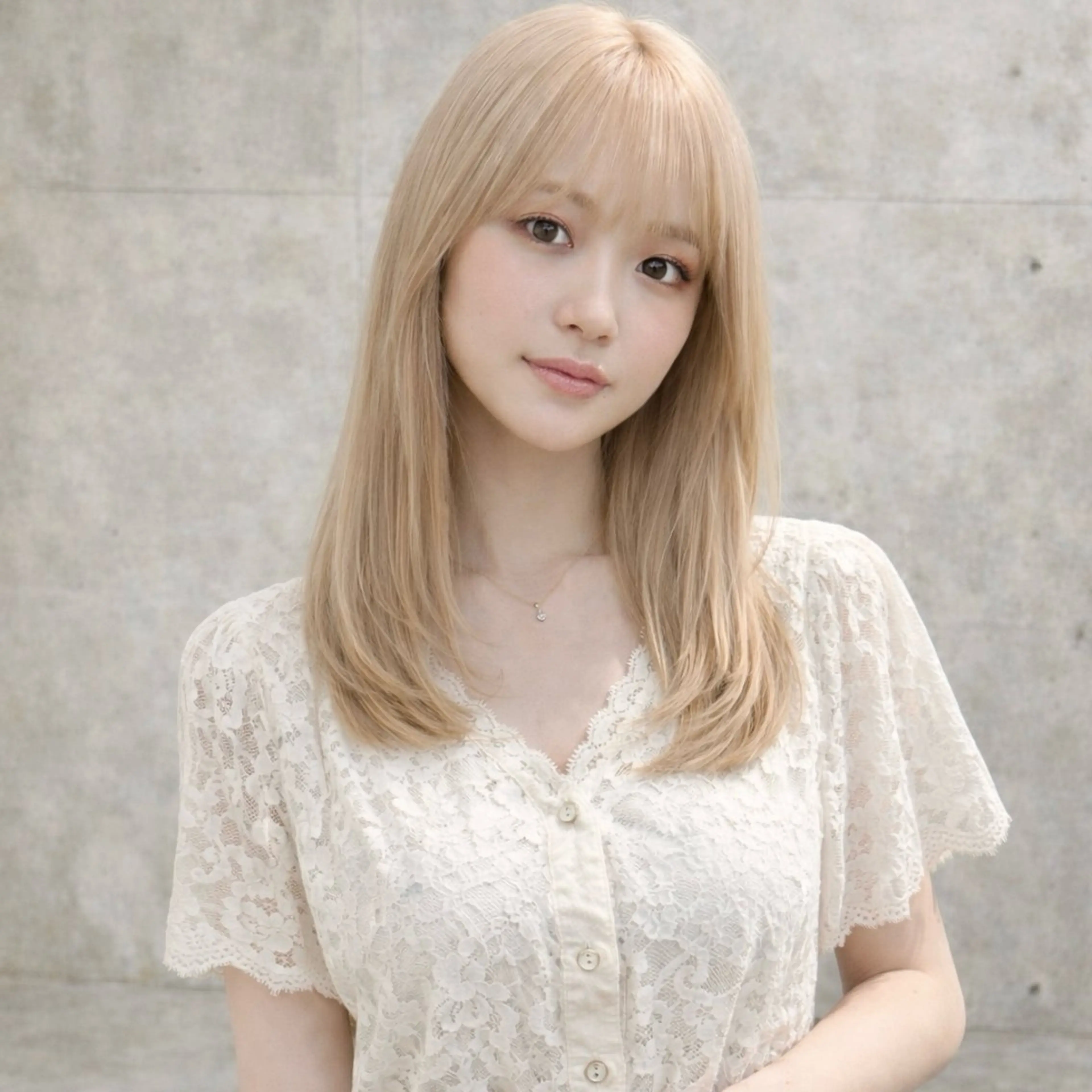 ミディアム カラー ヘアカラー トリートメント 一ノ瀬 暁のヘアスタイル