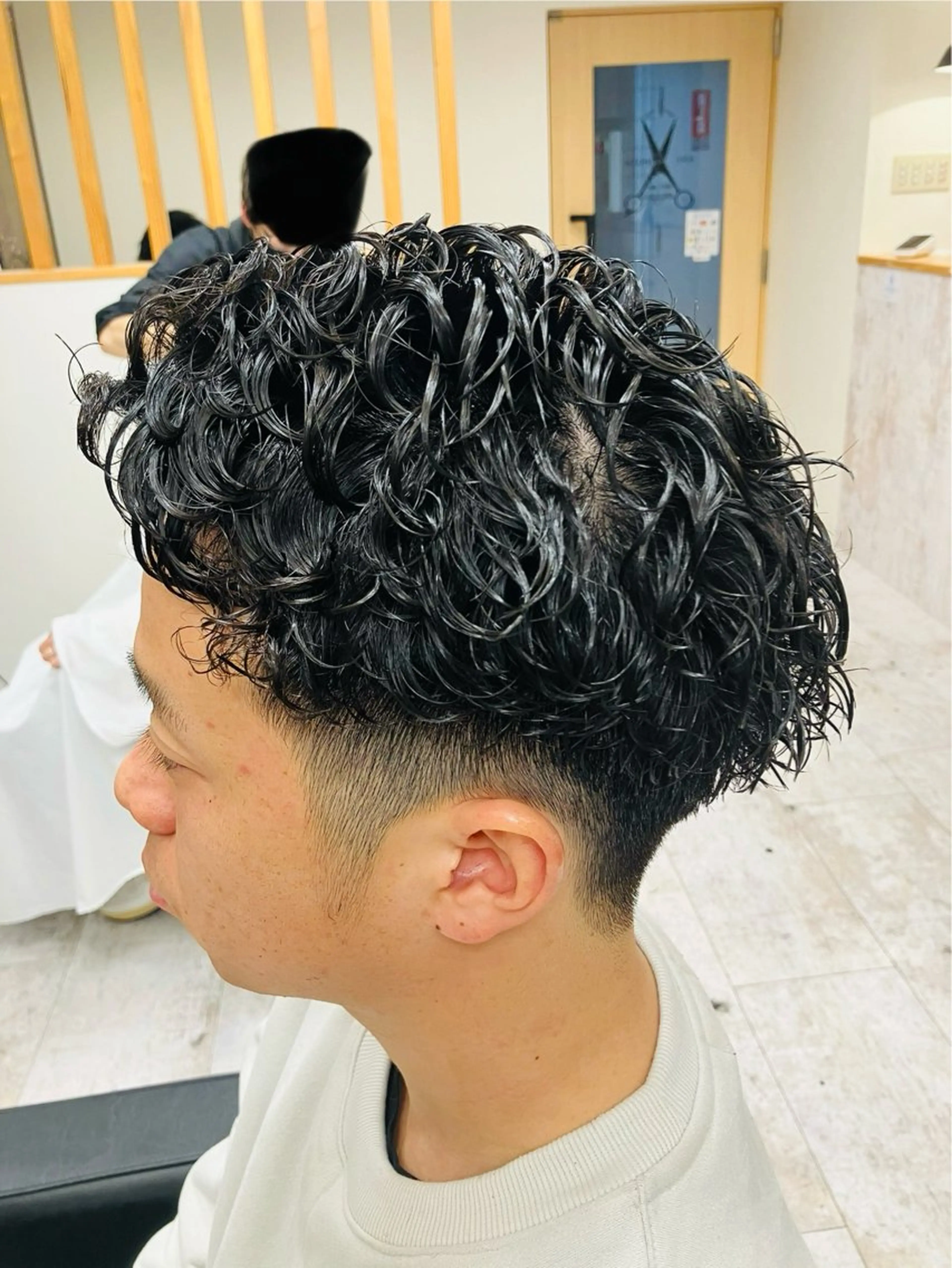 パーマ メンズ カット パーマ メンズ特化/パーマ/ フェードWATARUのヘアスタイル