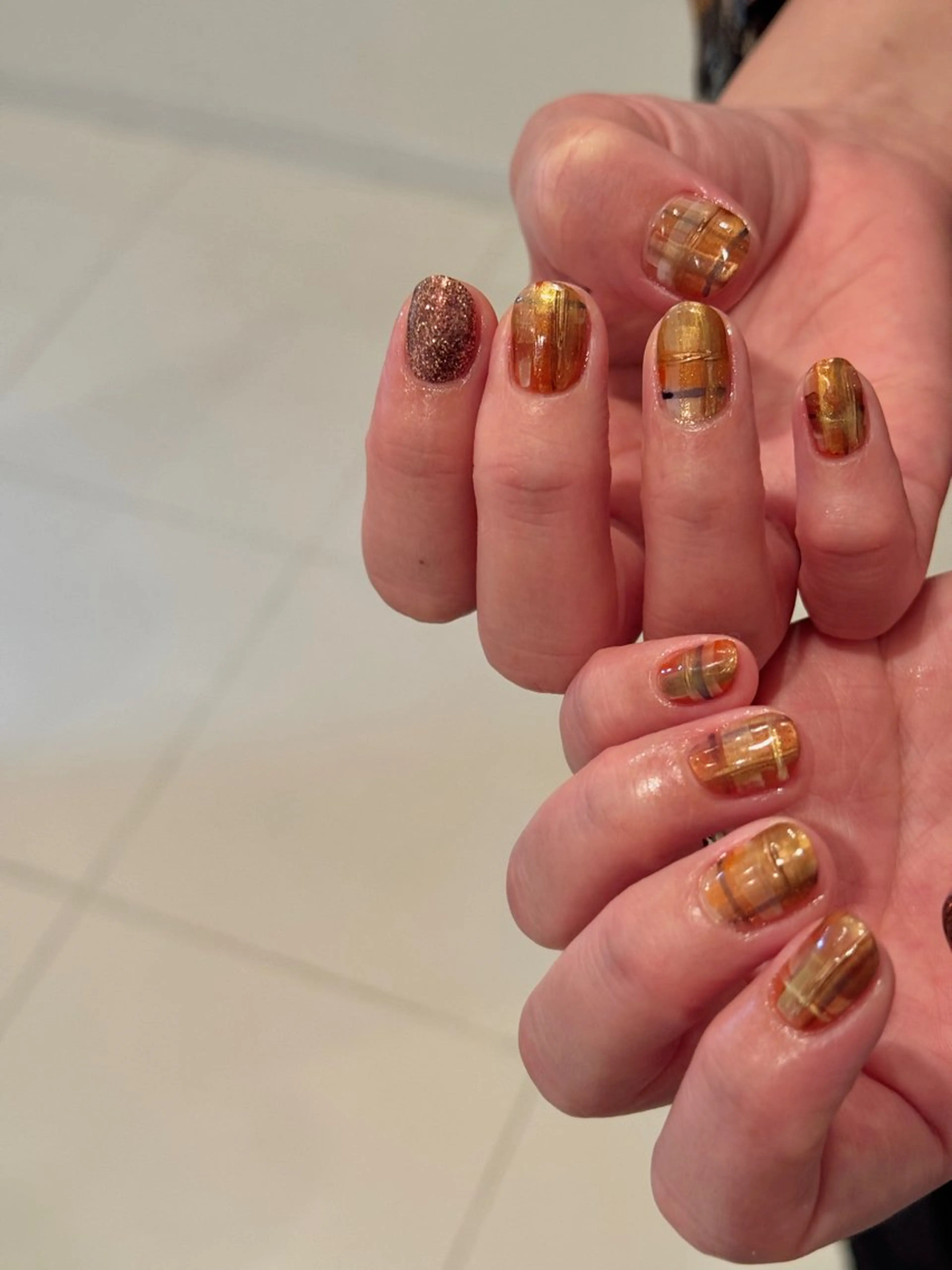 ネイル ハンドネイル アート×育爪施術 Kaph✻なんば堀江のネイルデザイン