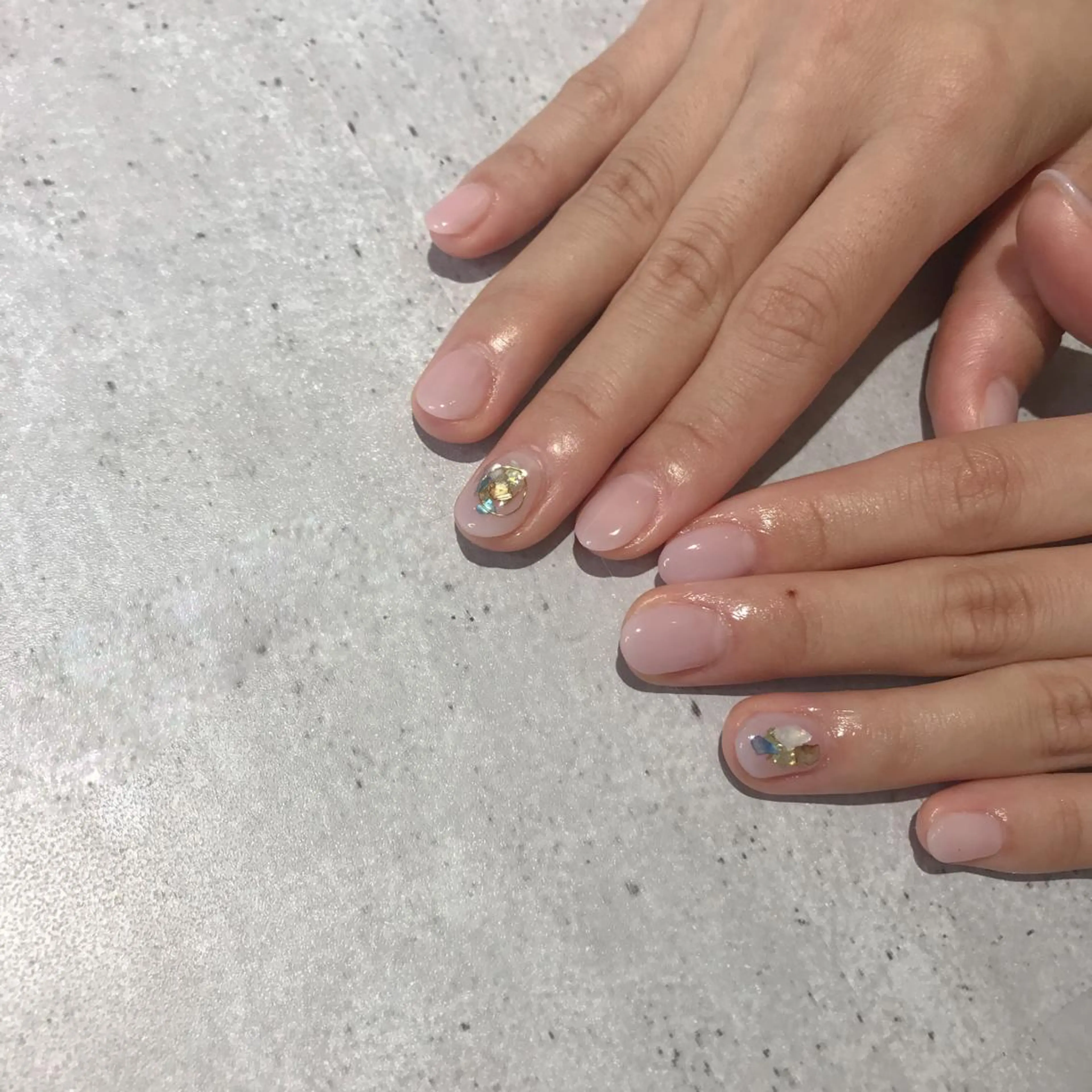 ネイル ブライダルネイル ハンドネイル 🎀1/28ご予約 ◎ 本田 知美🎀のネイルデザイン