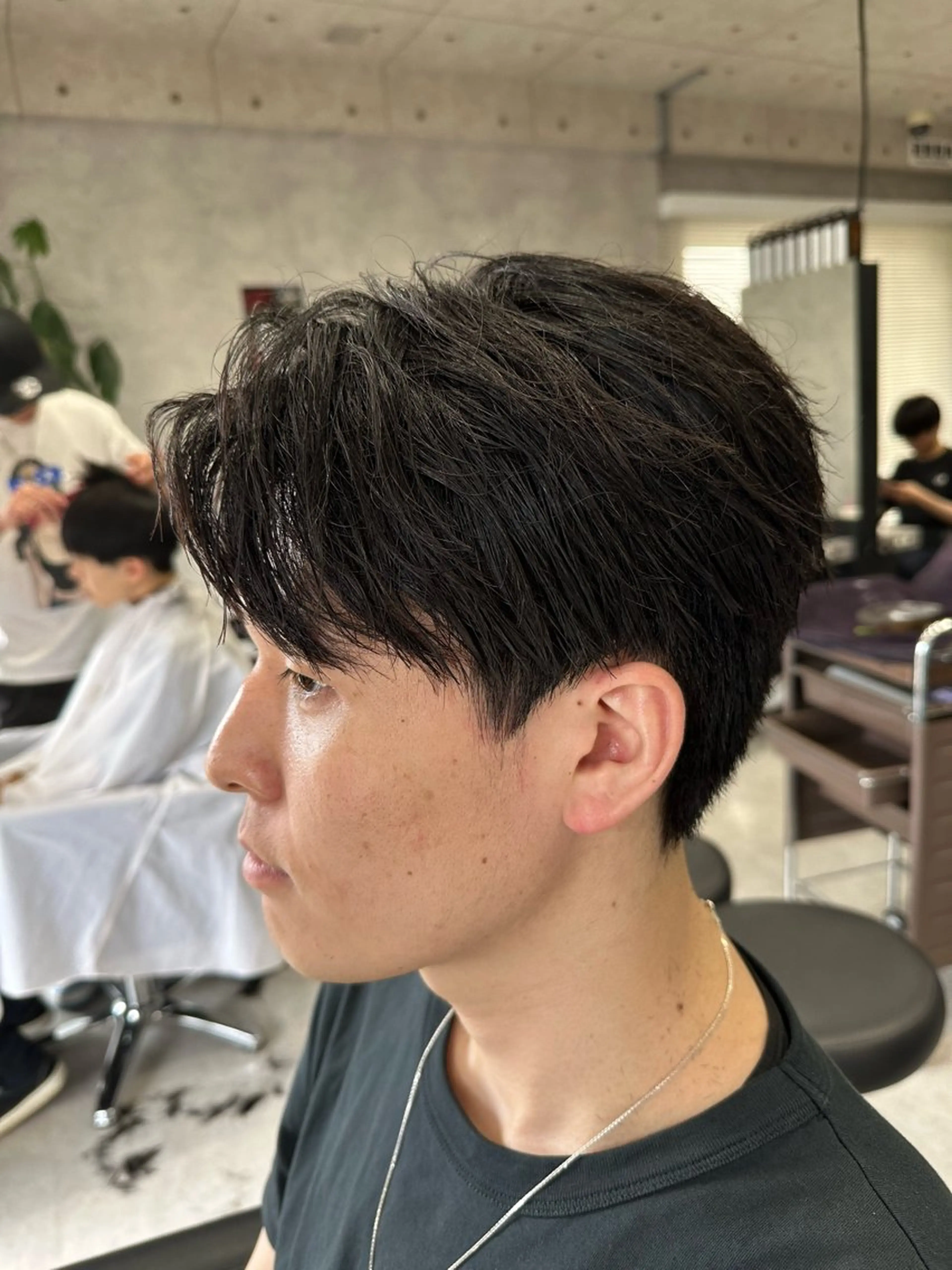 ショート パーマ メンズ メンズパーマ カット パーマ 「パーマ指名No1 🥇」小日向悠のヘアスタイル