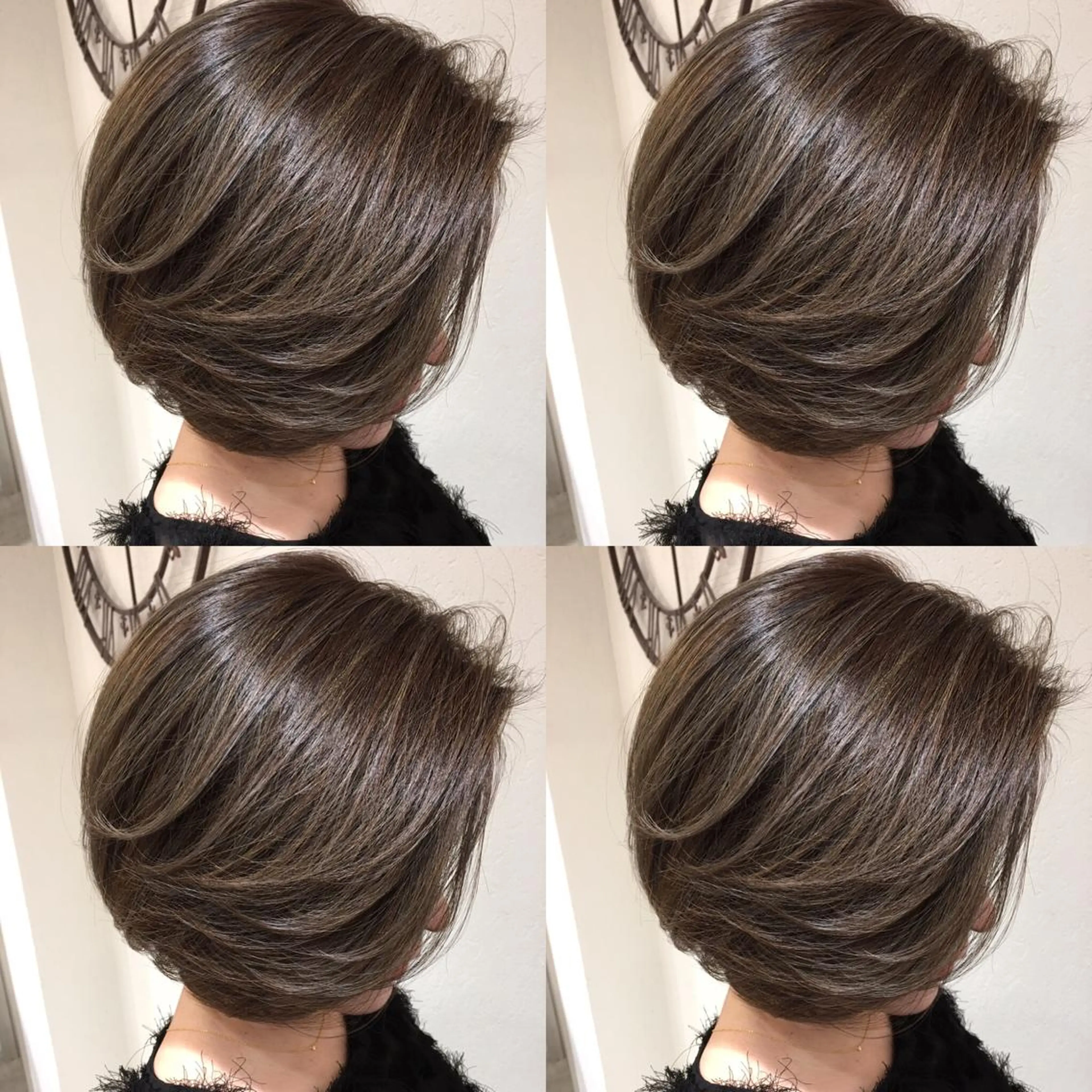 ショート カラー ベージュカラー ハイライトカラー 3Dハイライト ハイライト ヘアカラー トリートメント 井上 一平のヘアスタイル