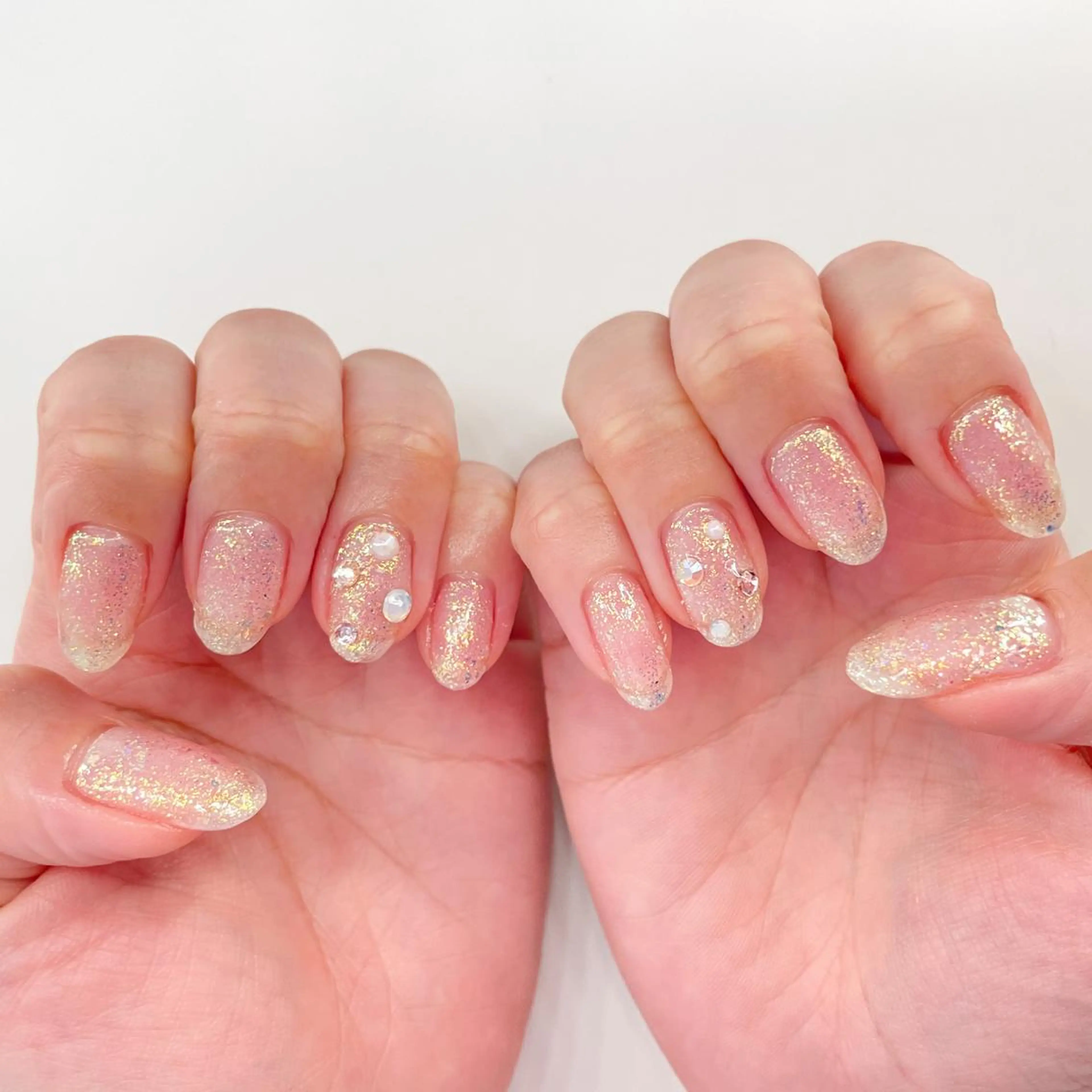 ネイル キラキラネイル ラメ(グリッター) ワンカラーネイル ストーンネイル mew mew kotomiのネイルデザイン