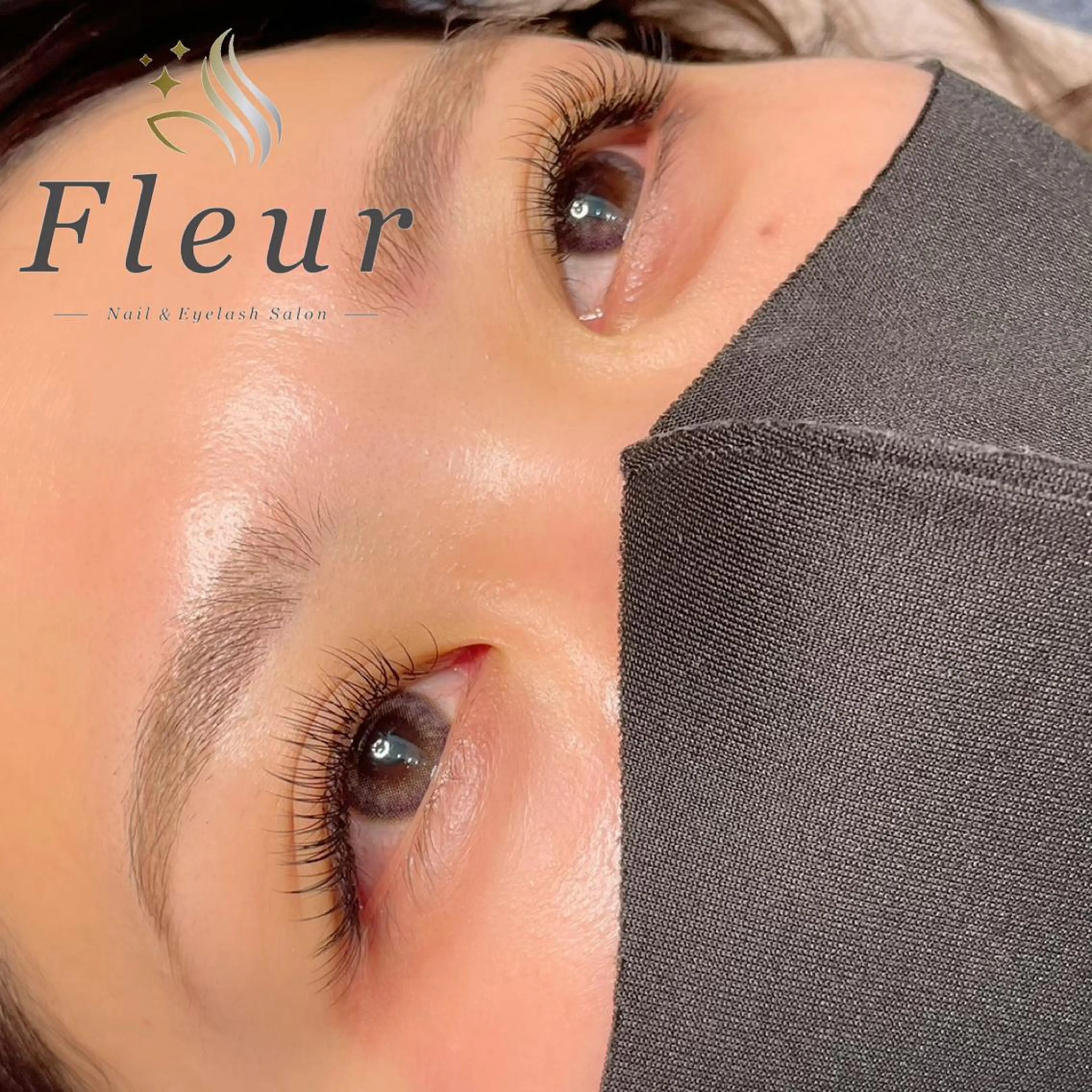 マツエク・マツパ Dカール フラットラッシュ Jカール Fleur☆ eyeのマツエク・マツパデザイン