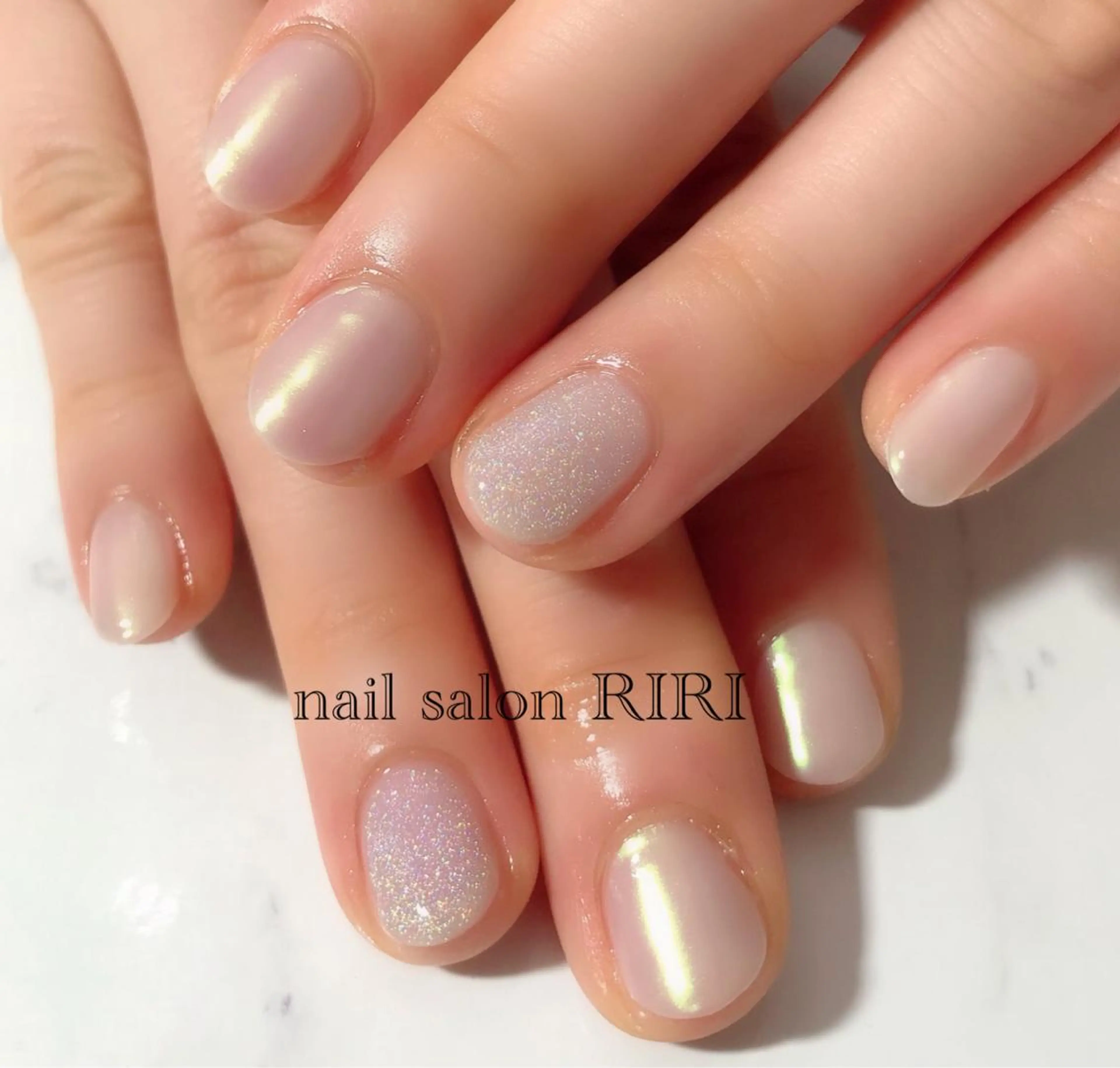 ネイル オーロラネイル マグネットネイル private  nail  salon RIRI所属・RIRI リリのネイルデザイン