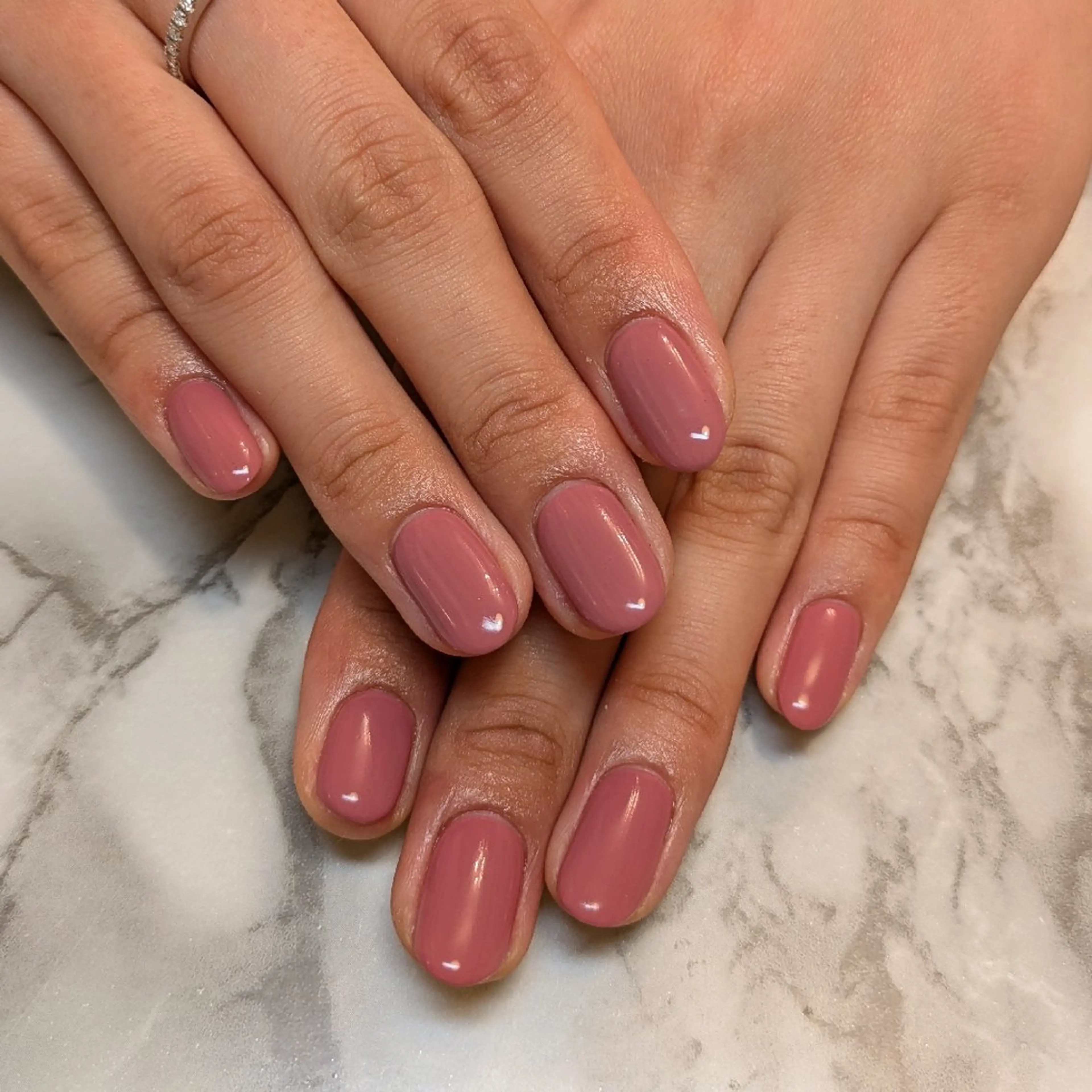 ネイル ワンカラーネイル ジェヌインネイル 河内のネイルデザイン