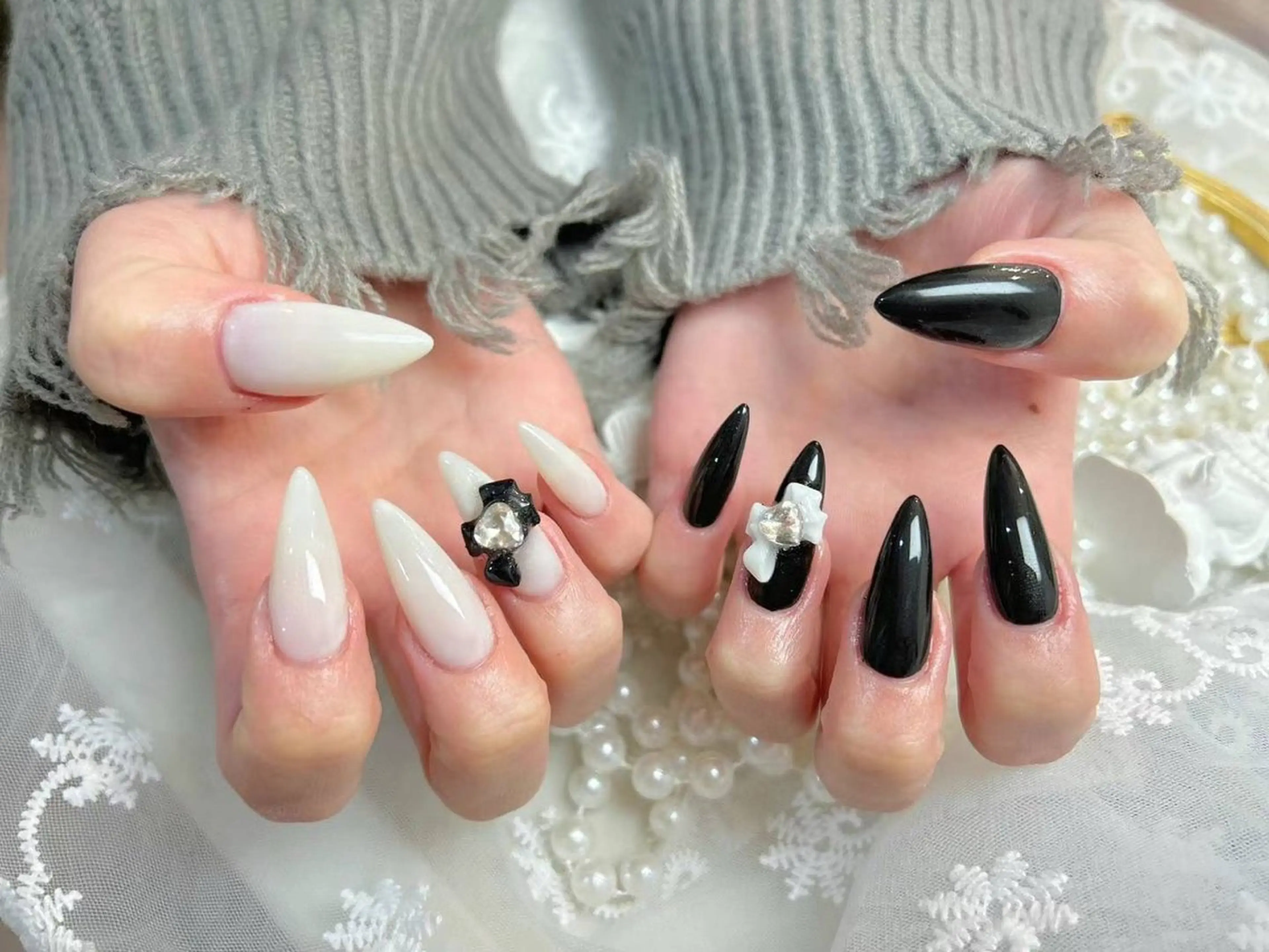 ネイル アートネイル フラワーネイル フットネイル ジェルネイル マグネットネイル Babarla Nailのネイルデザイン