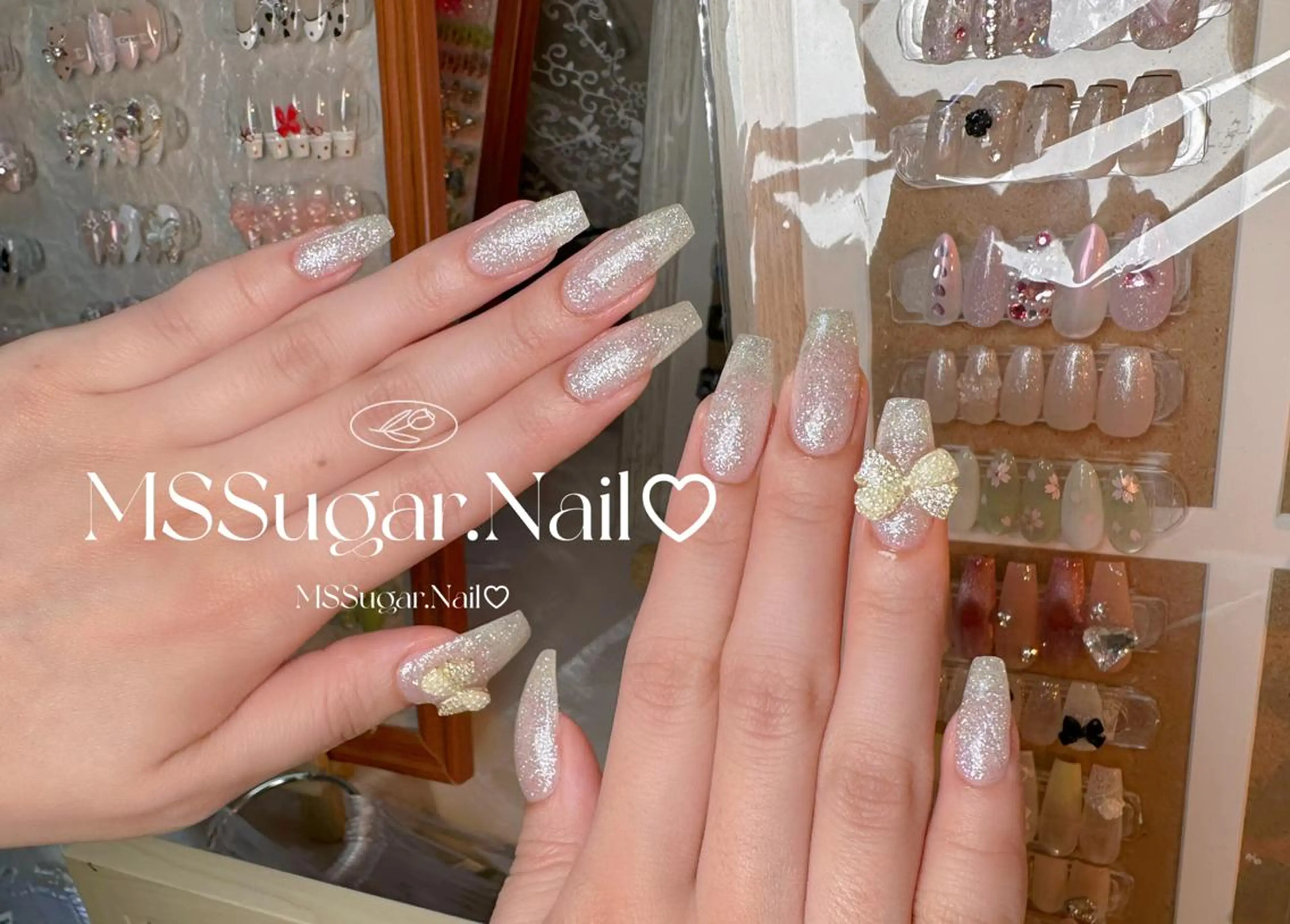 ネイル ハロウィン ロングネイル マグネットネイル スカルプネイル ネイルチップ ハンドネイル Mss ALICEのネイルデザイン