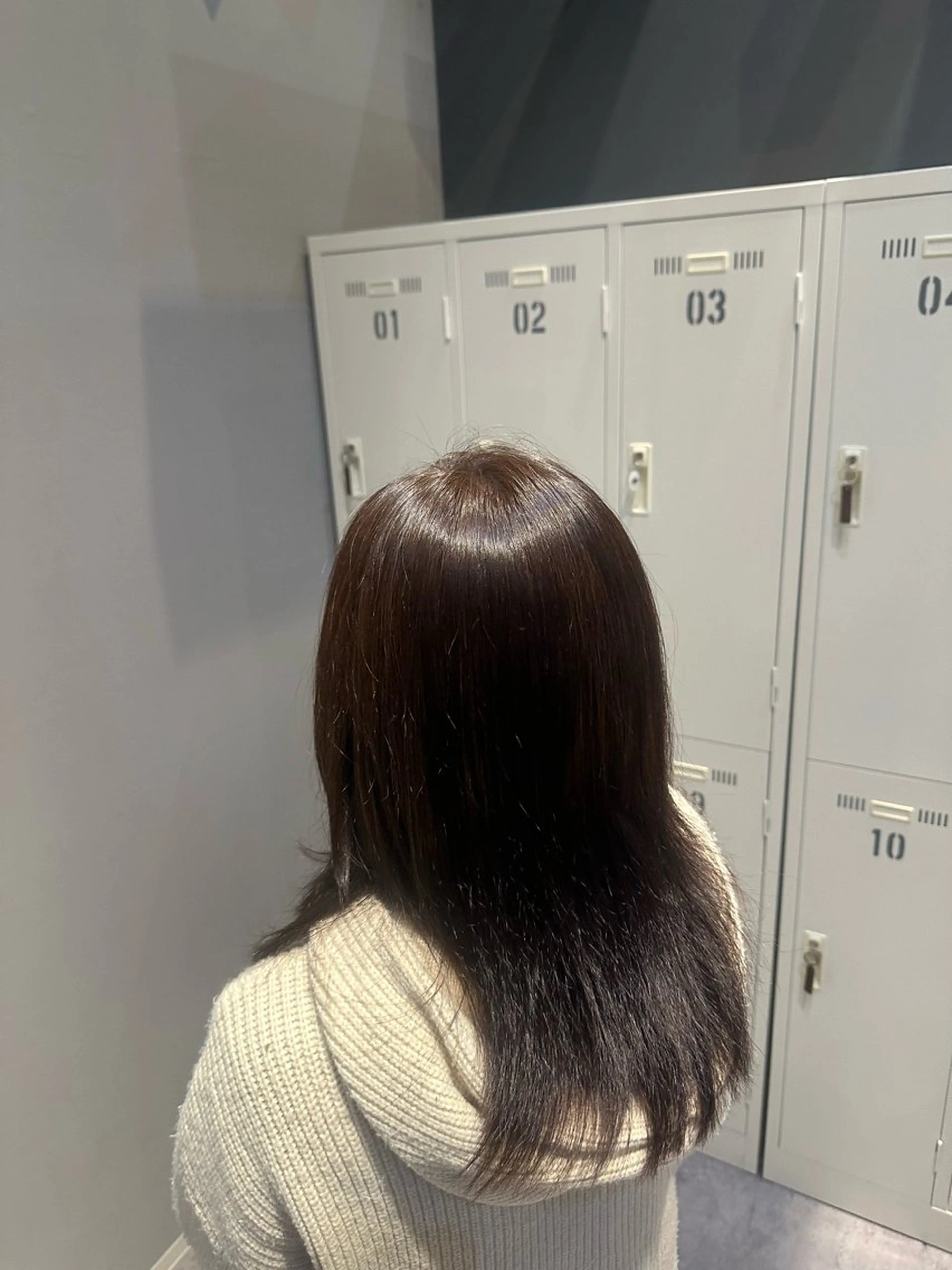 ロング ヘアカラー Agu まゆかのヘアスタイル